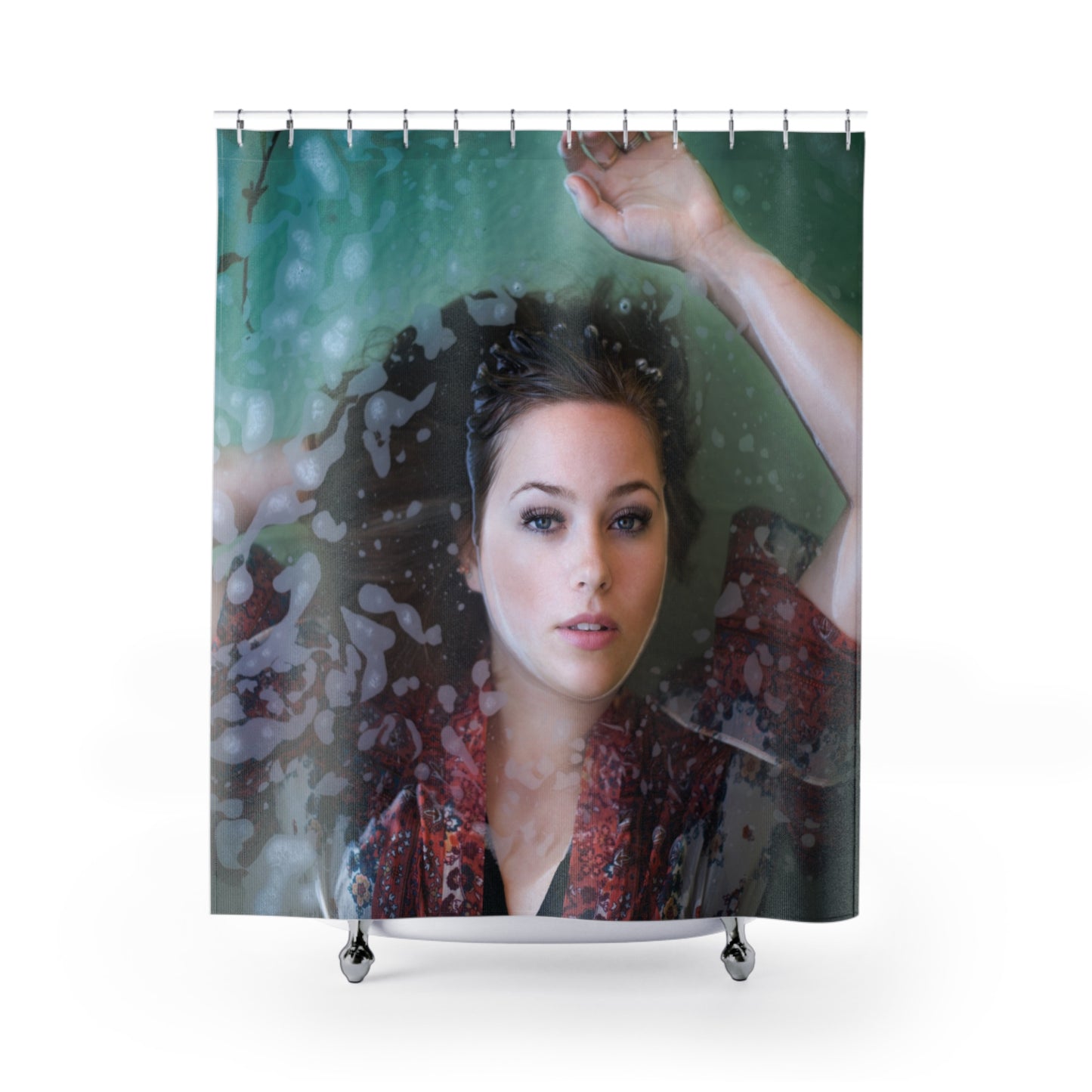 Woman Shower Curtain