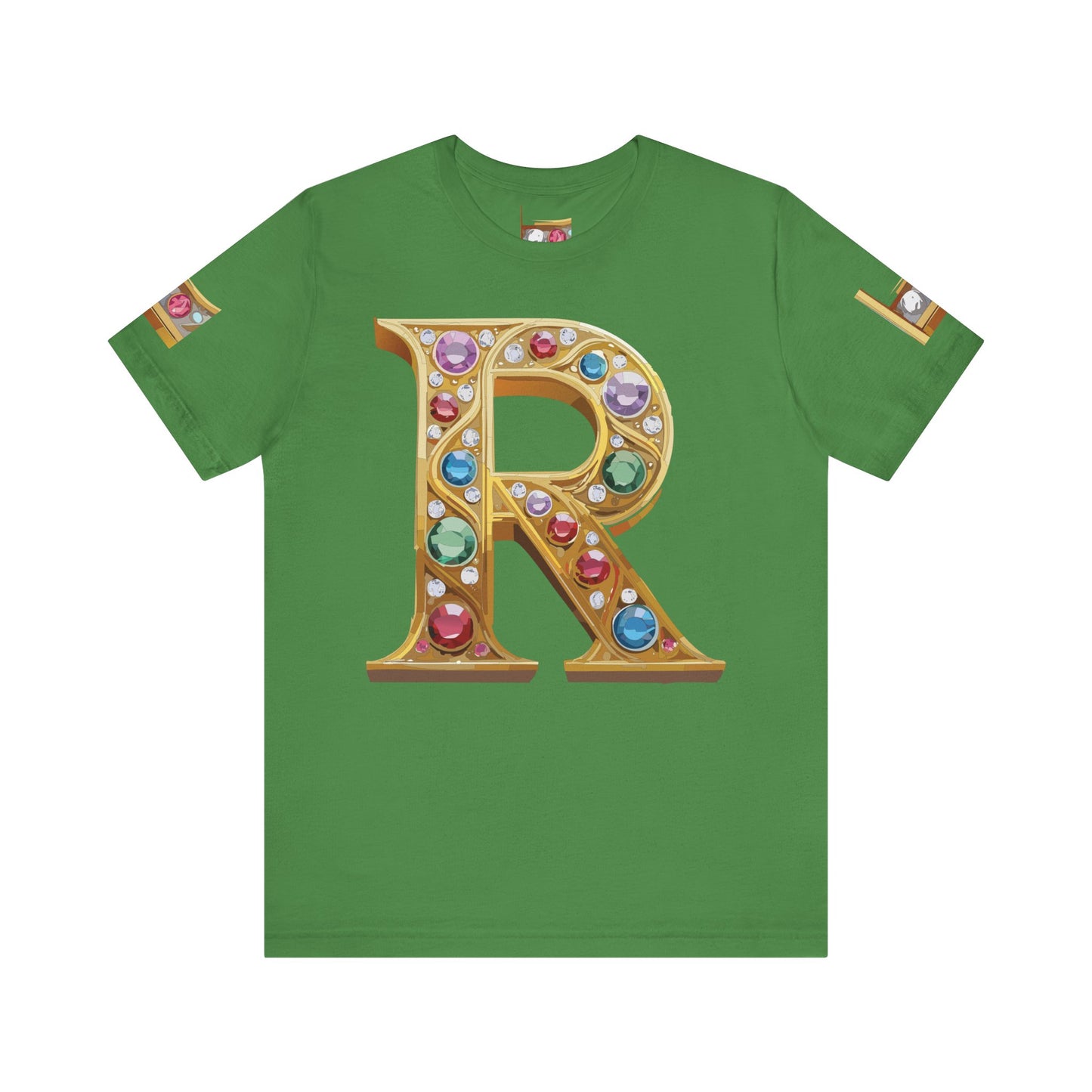 Letter Shirt, Shirt with Letters, Tee Shirt with Gold Letter, Shirt with Antique Letters