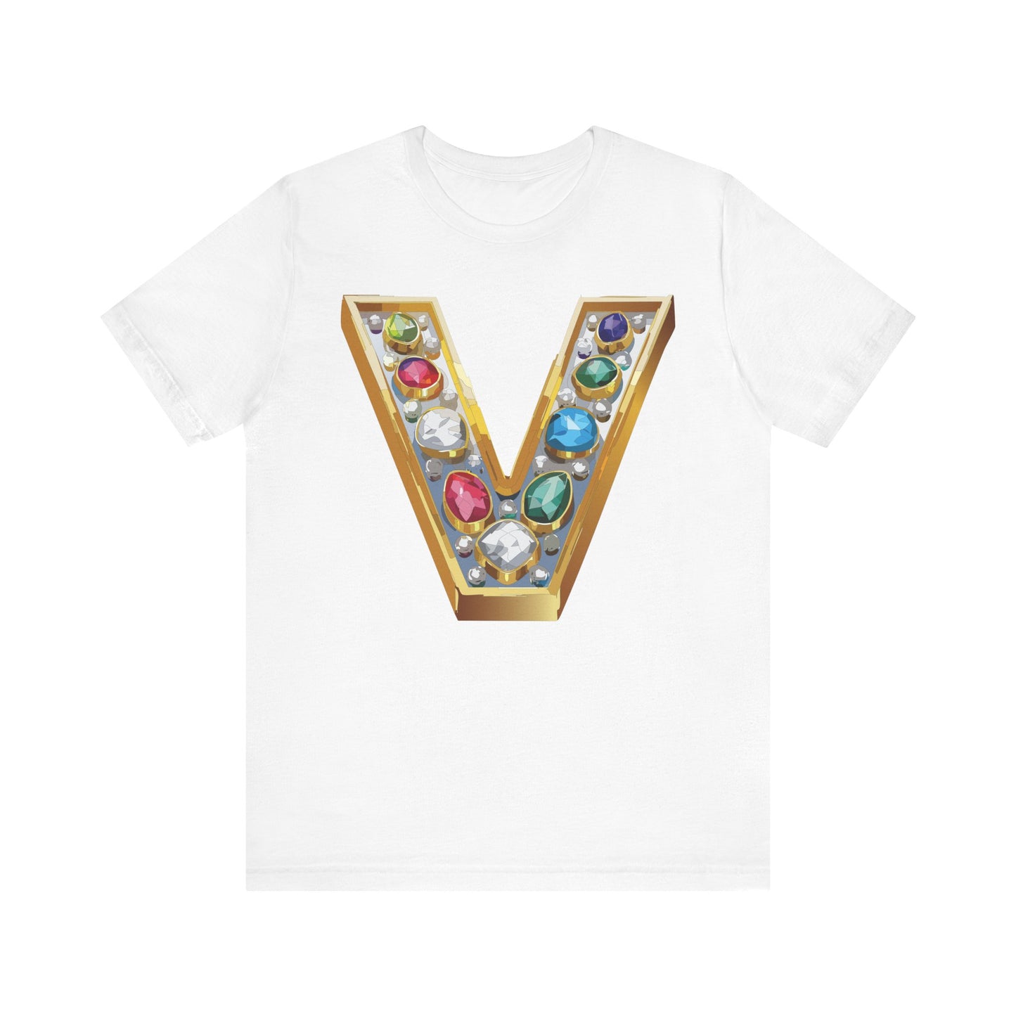 Letter Shirt, Shirt with Letters, Tee Shirt with Gold Letter, Shirt with Antique Letters
