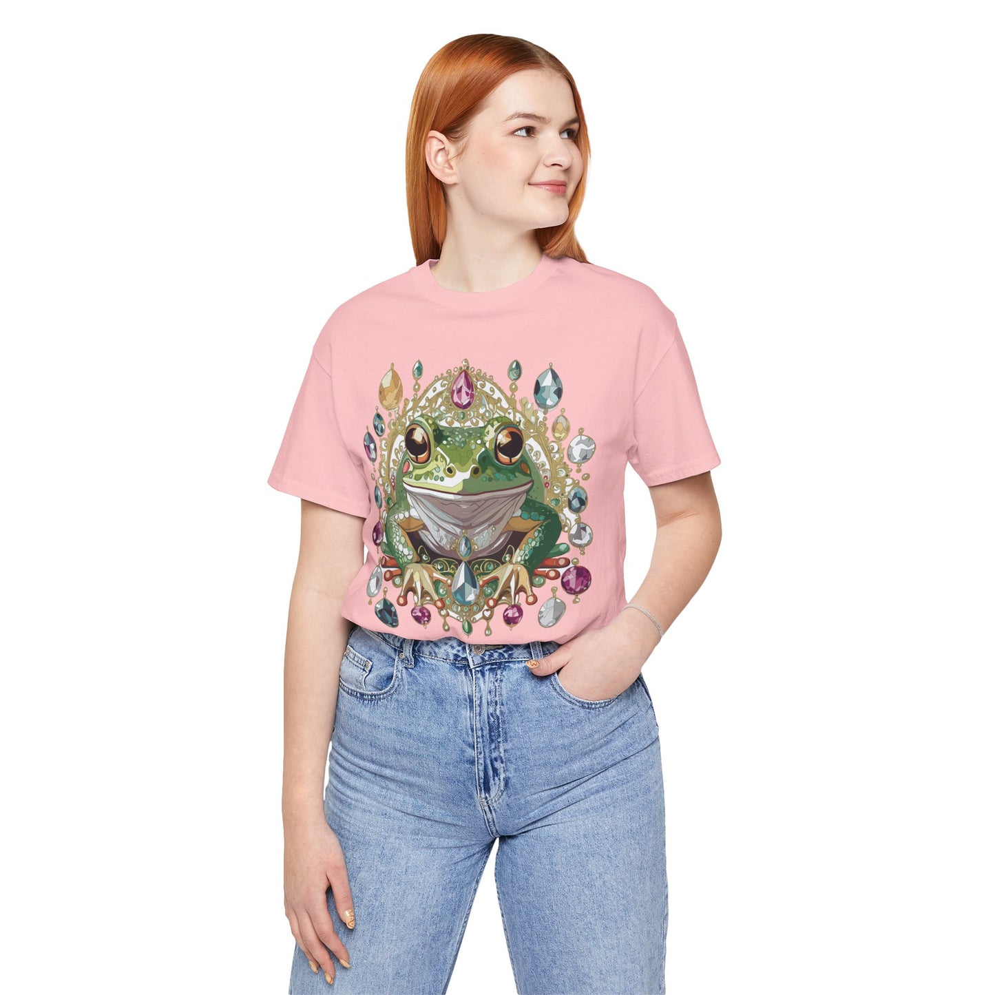 Animal Shirt, Shirt with Animal, Tee Shirt with Gold Animal Medal, Shirt with Antique Animal Medallion