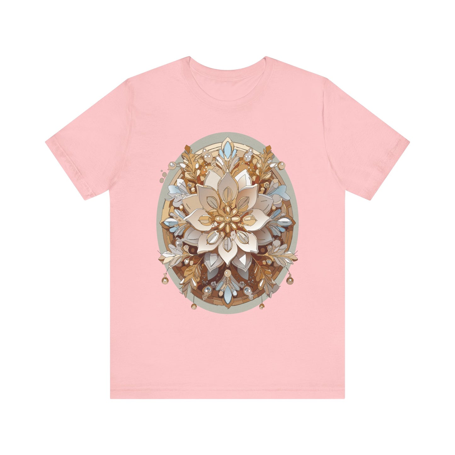 Floral Shirt, Flower Shirt, Tee Shirt with Antique Flower