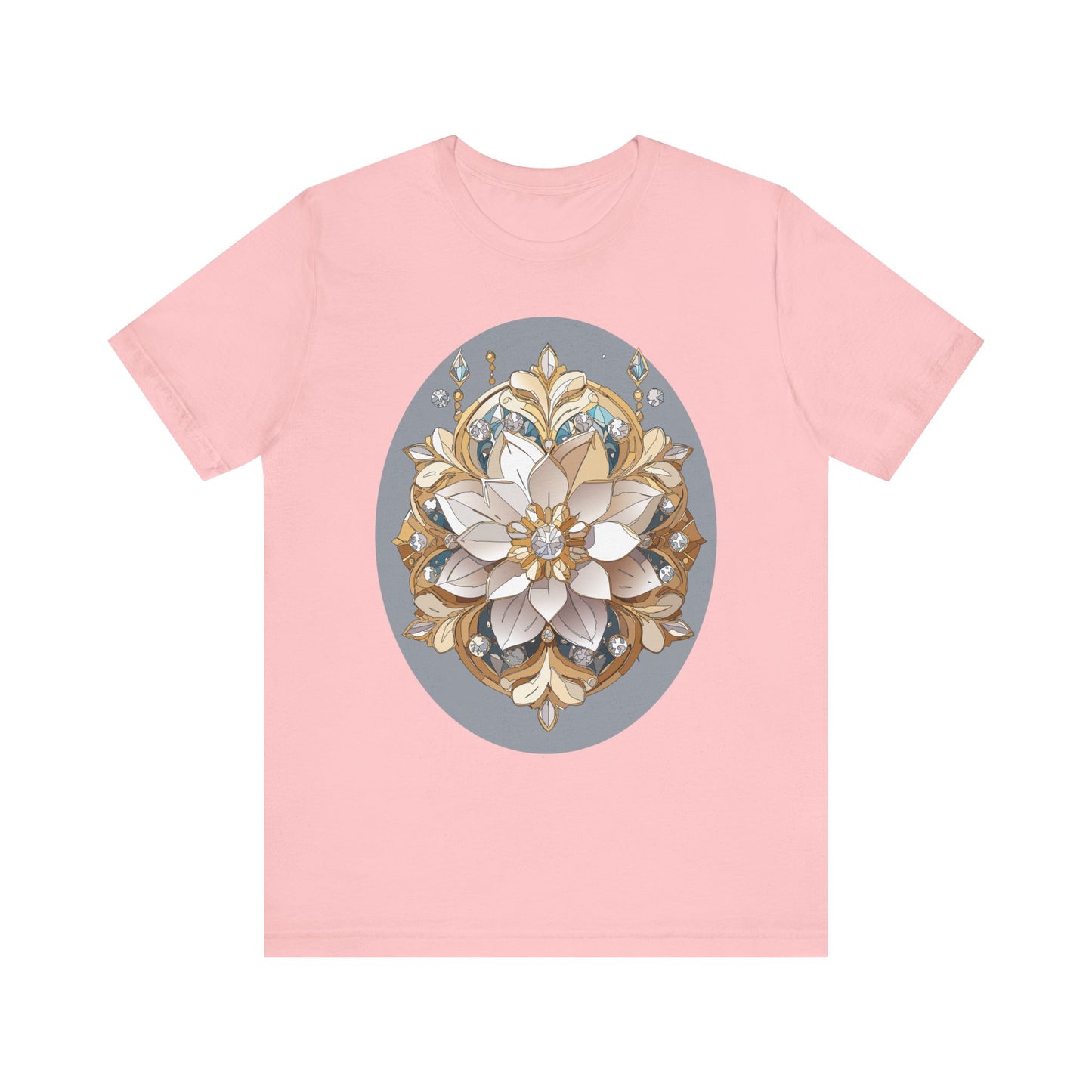Floral Shirt, Flower Shirt, Tee Shirt with Antique Flower