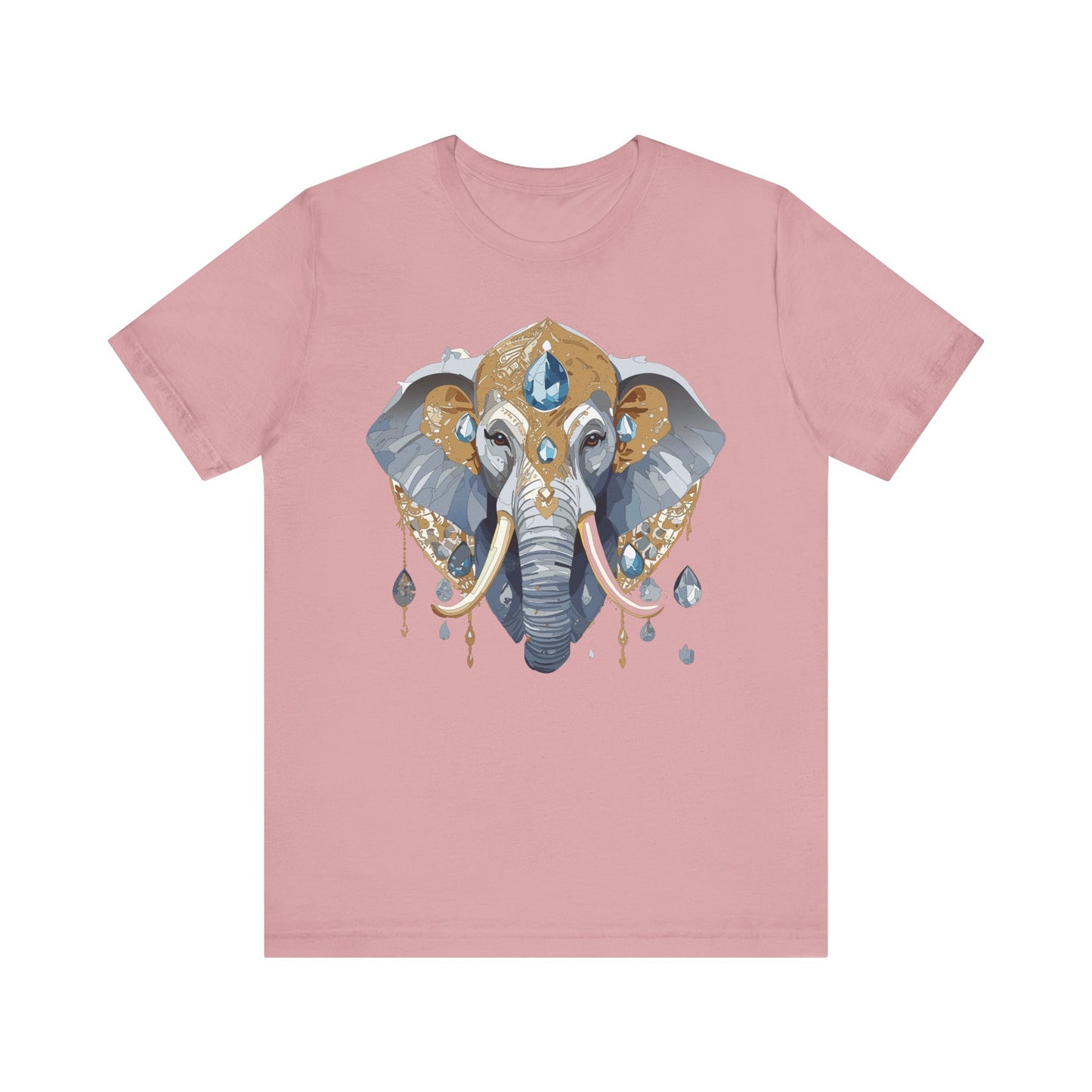 Animal Shirt, Shirt with Animal, Tee Shirt with Gold Animal Medal, Shirt with Antique Animal Medallion