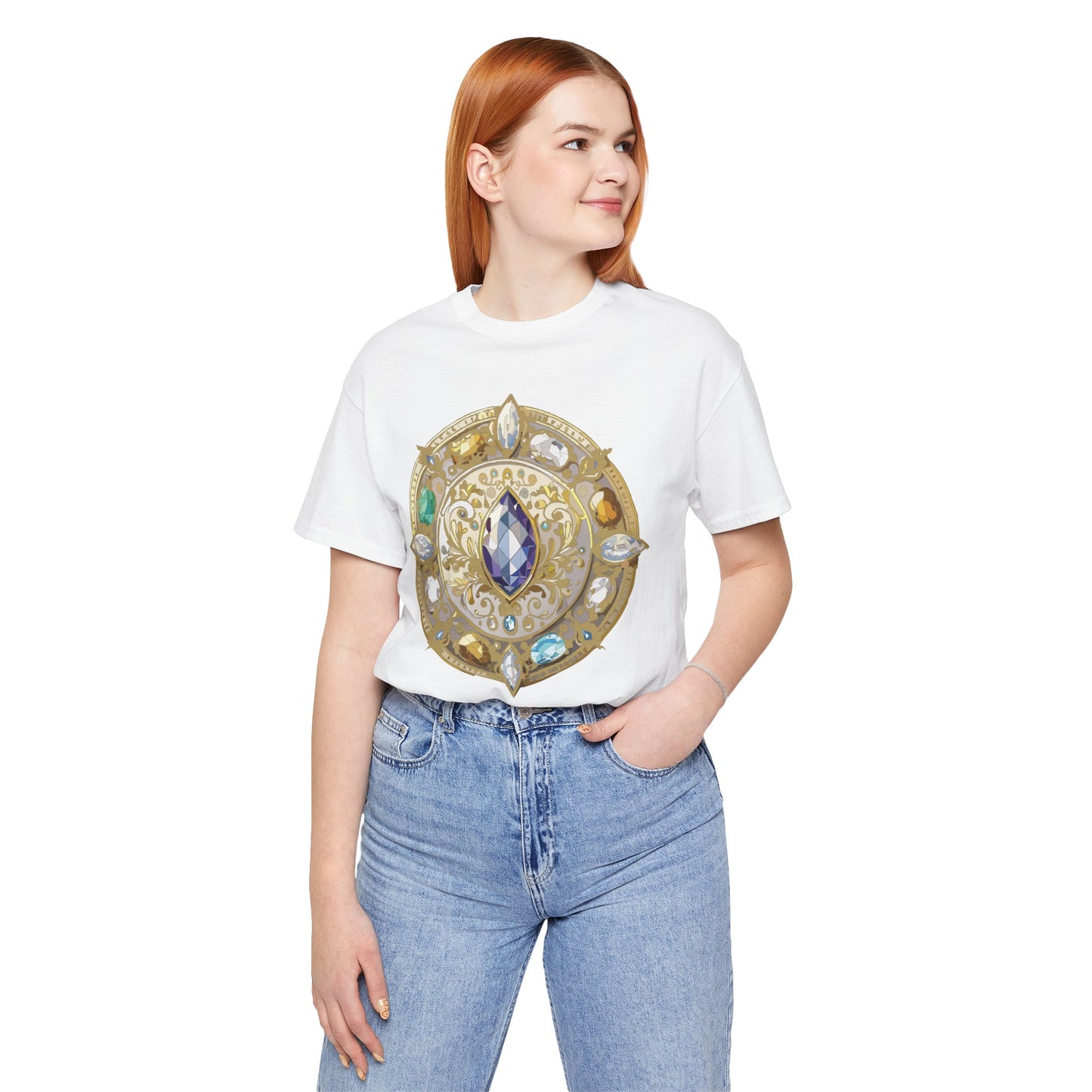 Medallion Shirt, Shirt with Medallion, Tee Shirt with Medal