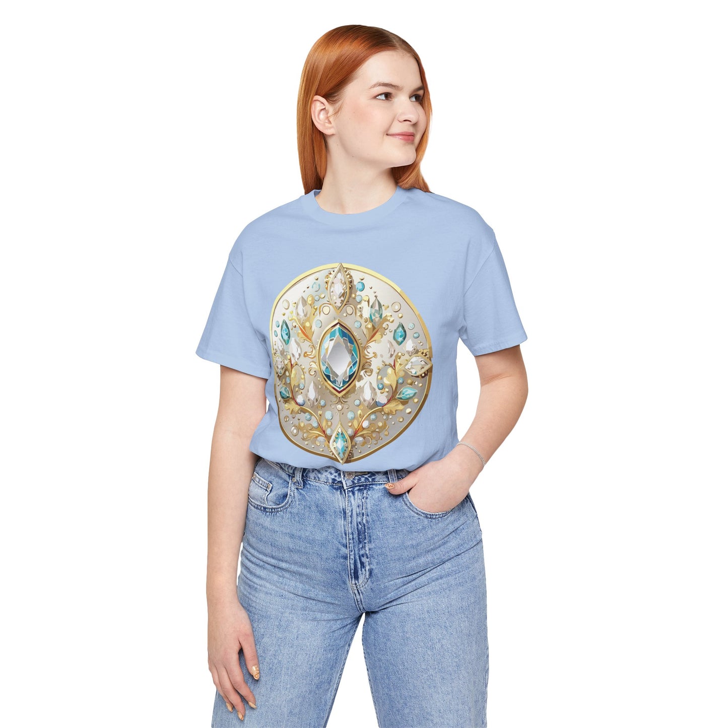 Medallion Shirt, Shirt with Medallion, Tee Shirt with Medal