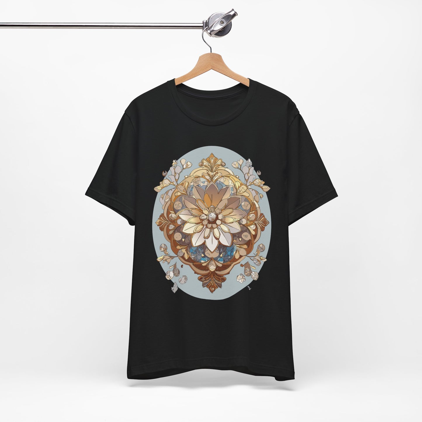 Floral Shirt, Flower Shirt, Tee Shirt with Antique Flower