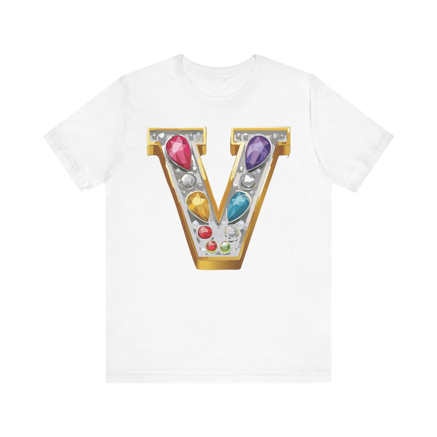Letter Shirt, Shirt with Letters, Tee Shirt with Gold Letter, Shirt with Antique Letters