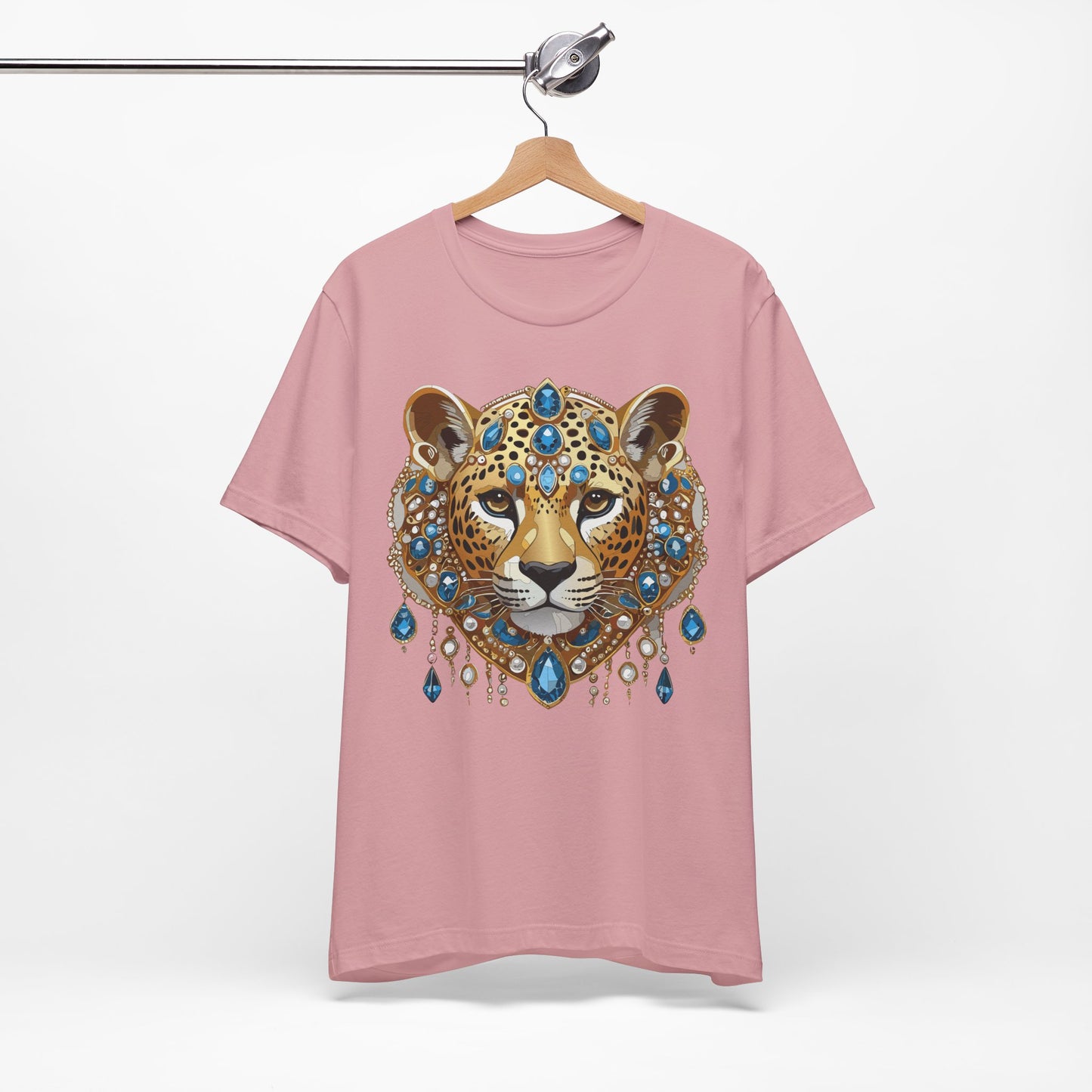 Animal Shirt, Shirt with Animal, Tee Shirt with Gold Animal Medal, Shirt with Antique Animal Medallion