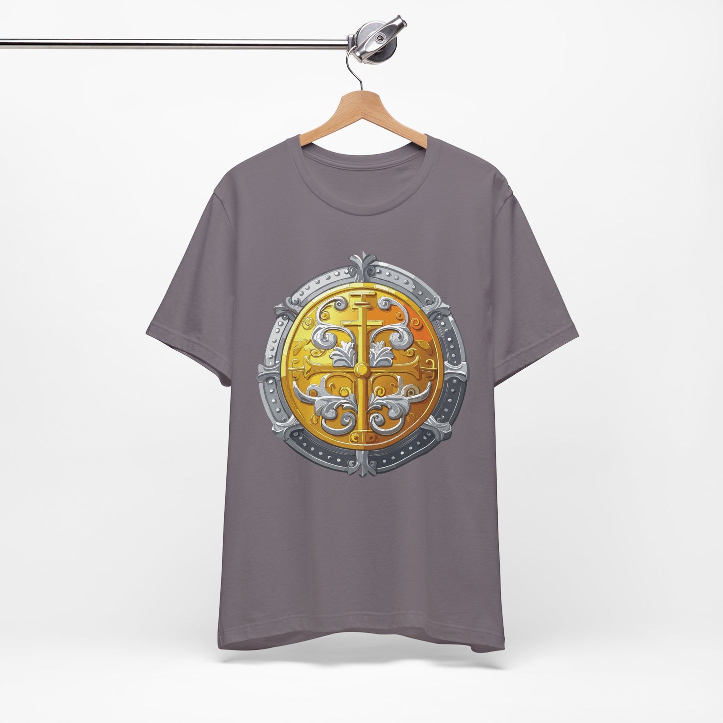 Coin Shirt, Shirt with Coin, Tee Shirt with Gold Coin, Shirt with Antique Coin