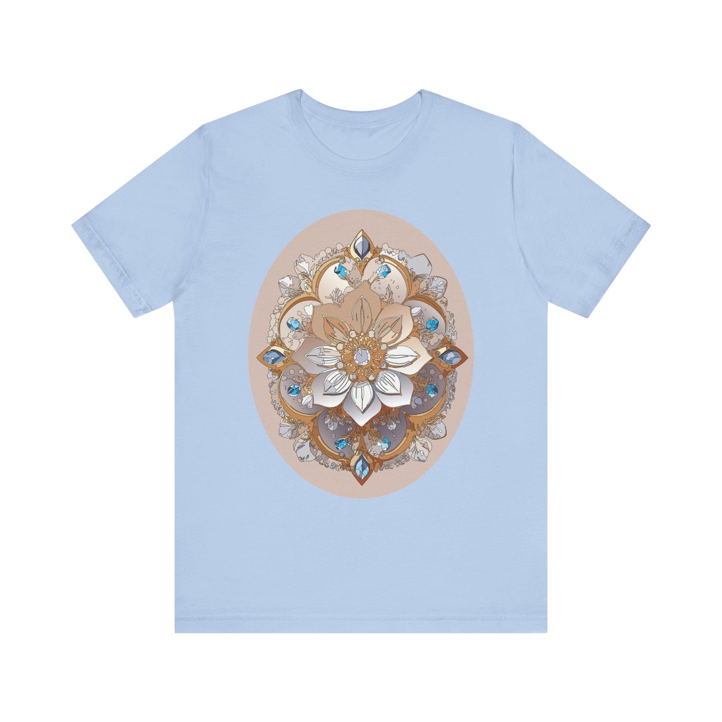 Floral Shirt, Flower Shirt, Tee Shirt with Antique Flower