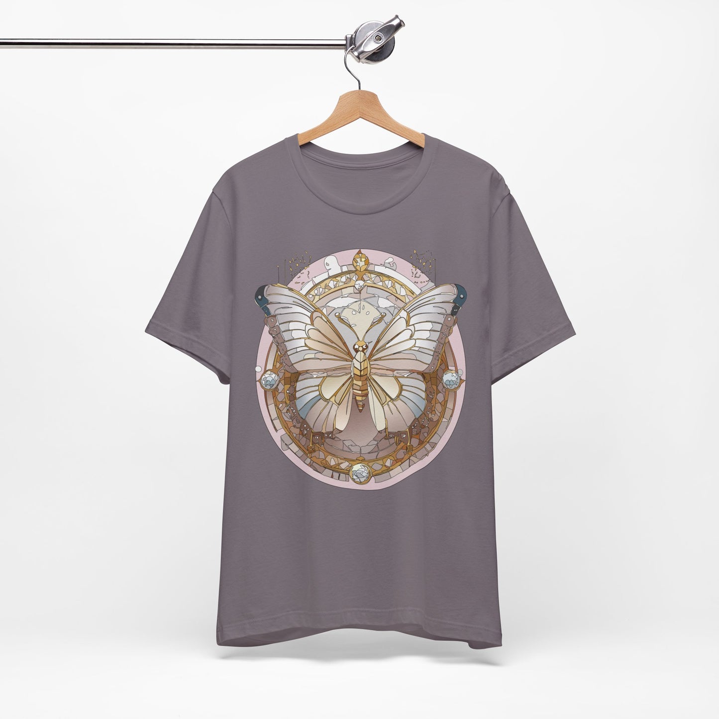 Butterfly Shirt, Shirt with Butterfly, Tee Shirt with Antique Butterfly