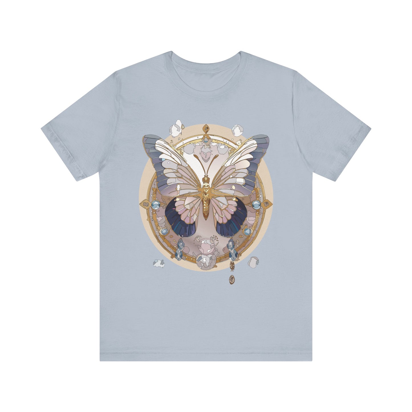 Butterfly Shirt, Shirt with Butterfly, Tee Shirt with Antique Butterfly