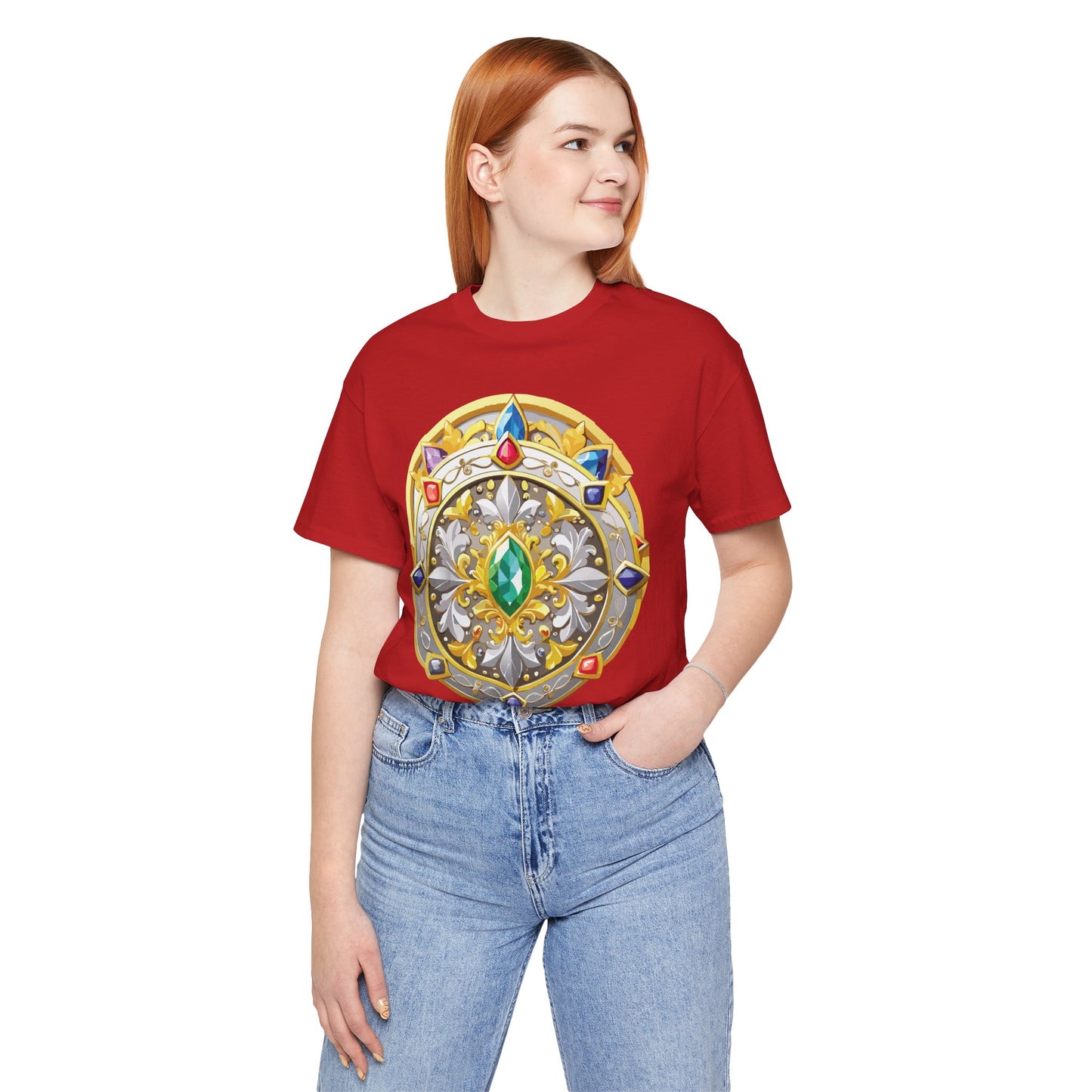 Medallion Shirt, Shirt with Medallion, Tee Shirt with Medal