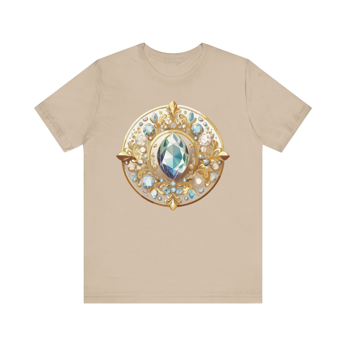 Medallion Shirt, Shirt with Medallion, Tee Shirt with Medal