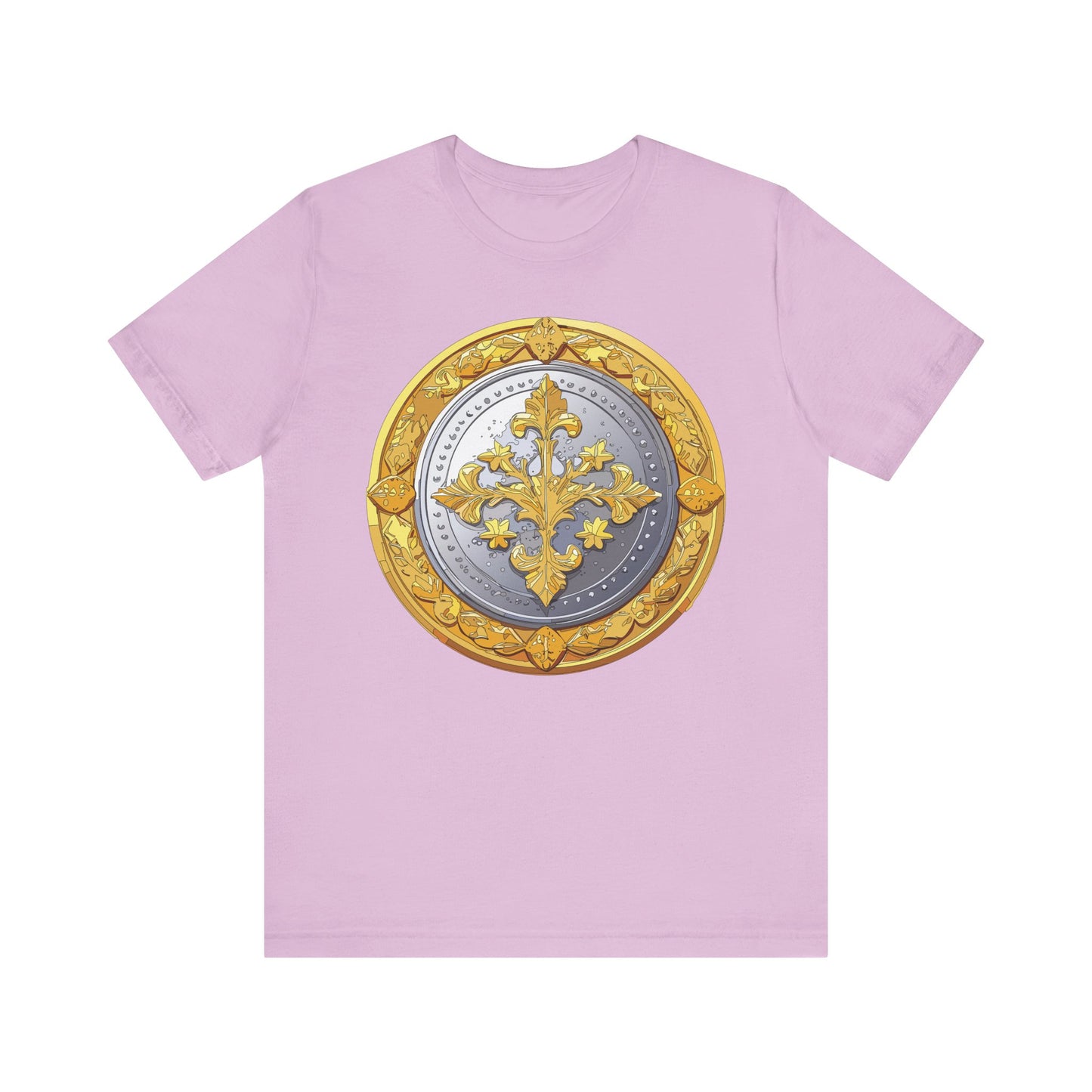 Coin Shirt, Shirt with Coin, Tee Shirt with Gold Coin, Shirt with Antique Coin