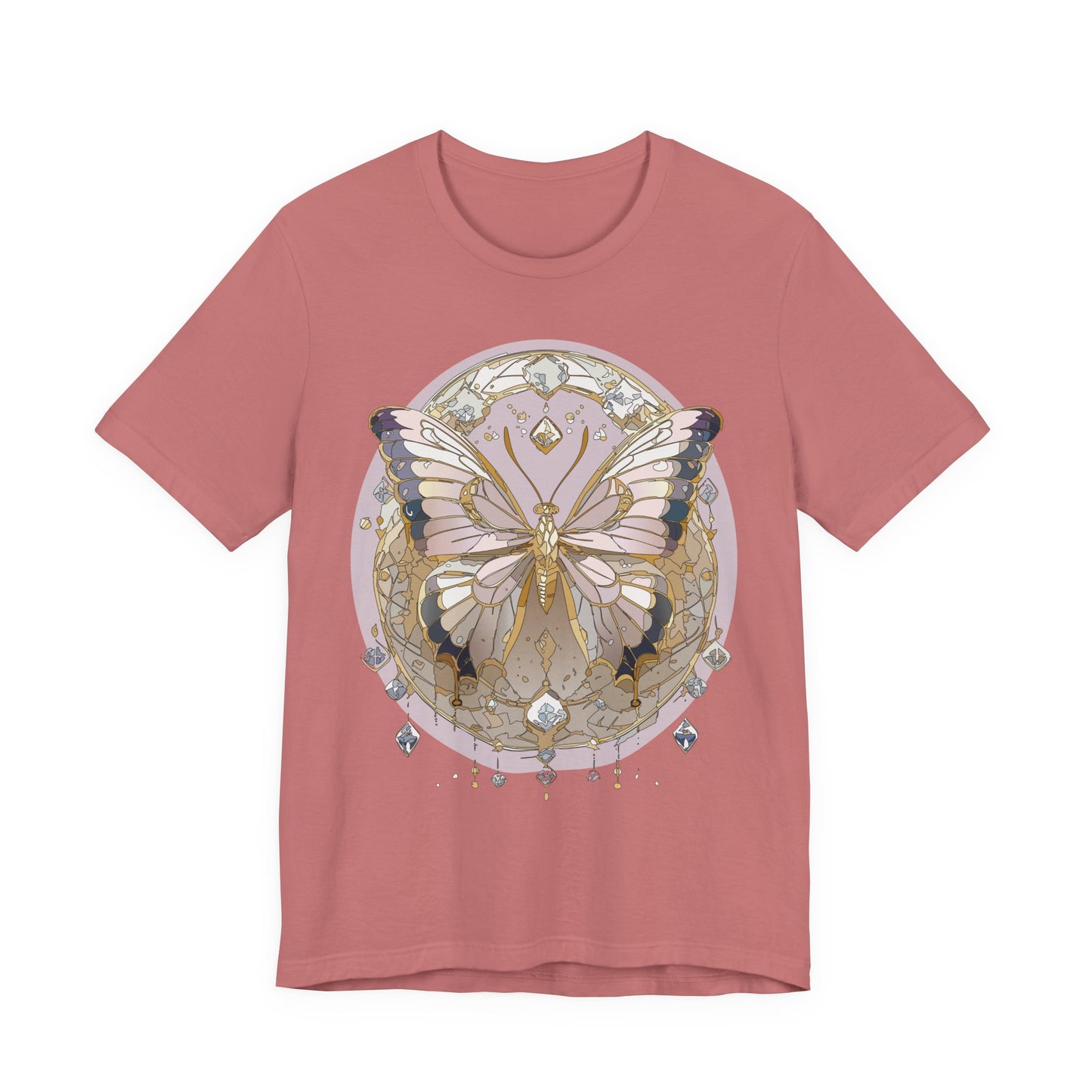 Butterfly Shirt, Shirt with Butterfly, Tee Shirt with Antique Butterfly