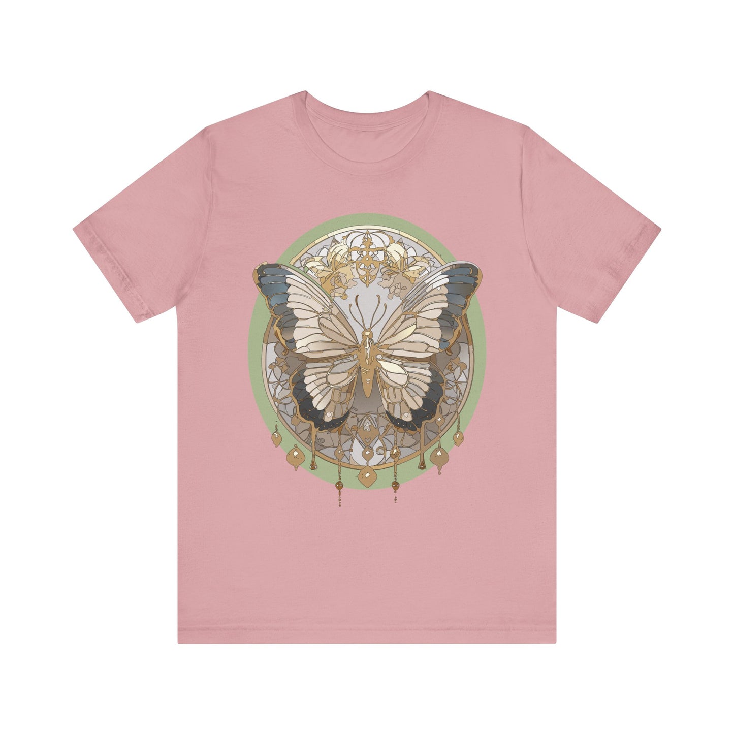 Butterfly Shirt, Shirt with Butterfly, Tee Shirt with Antique Butterfly