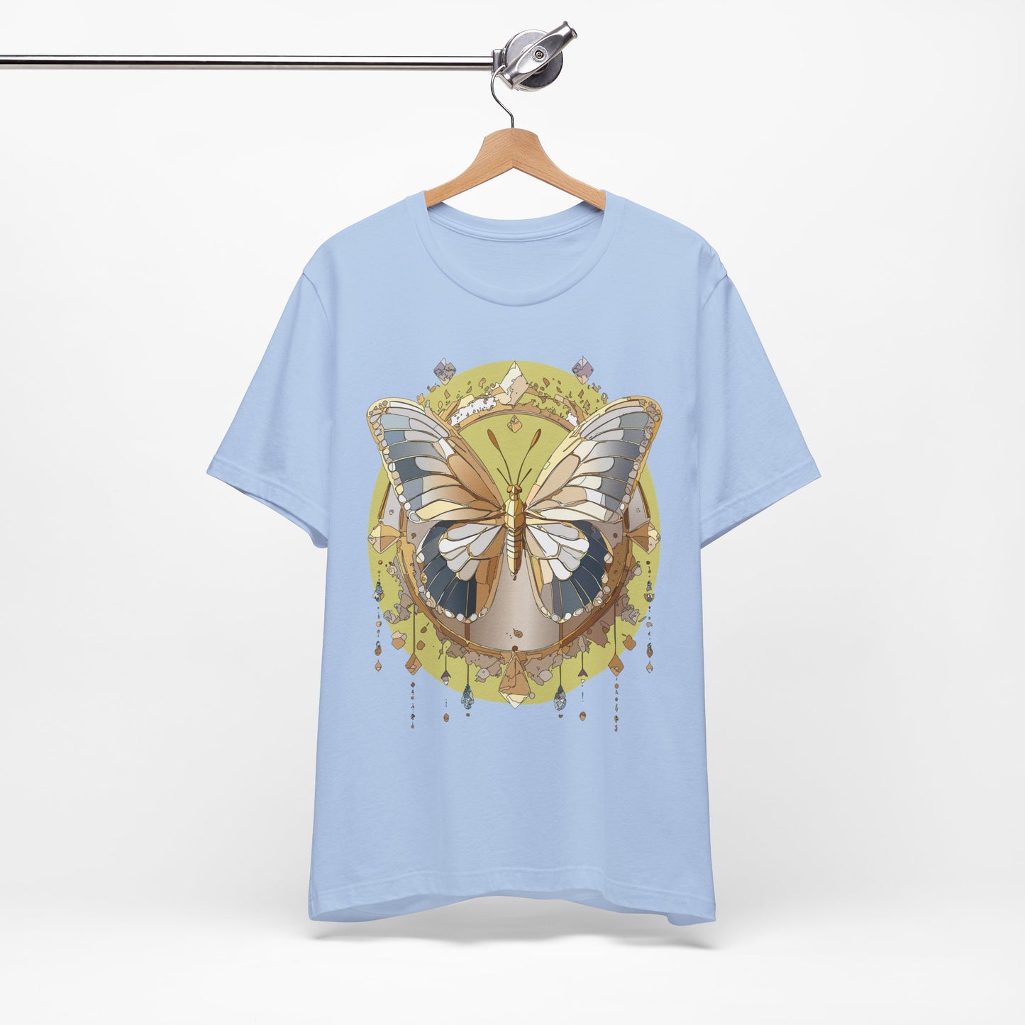 Butterfly Shirt, Shirt with Butterfly, Tee Shirt with Antique Butterfly