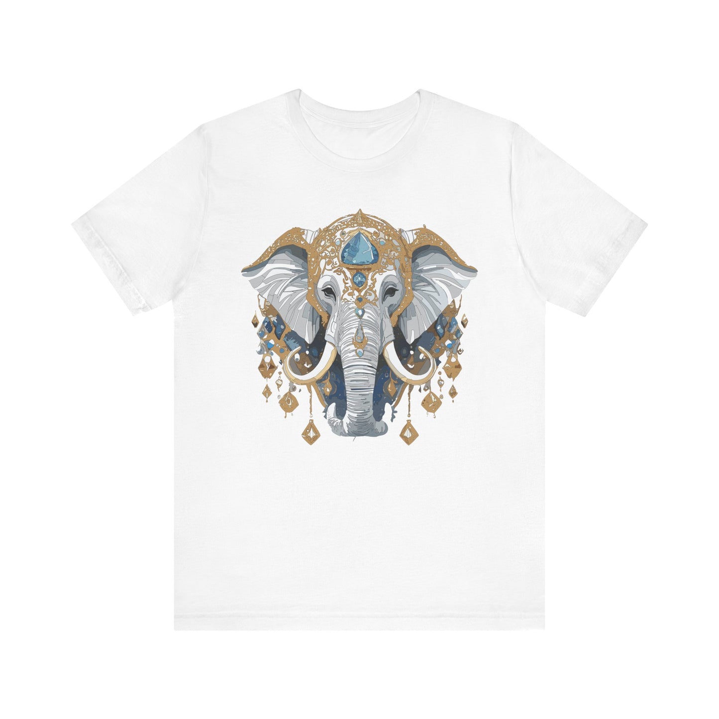 Animal Shirt, Shirt with Animal, Tee Shirt with Gold Animal Medal, Shirt with Antique Animal Medallion