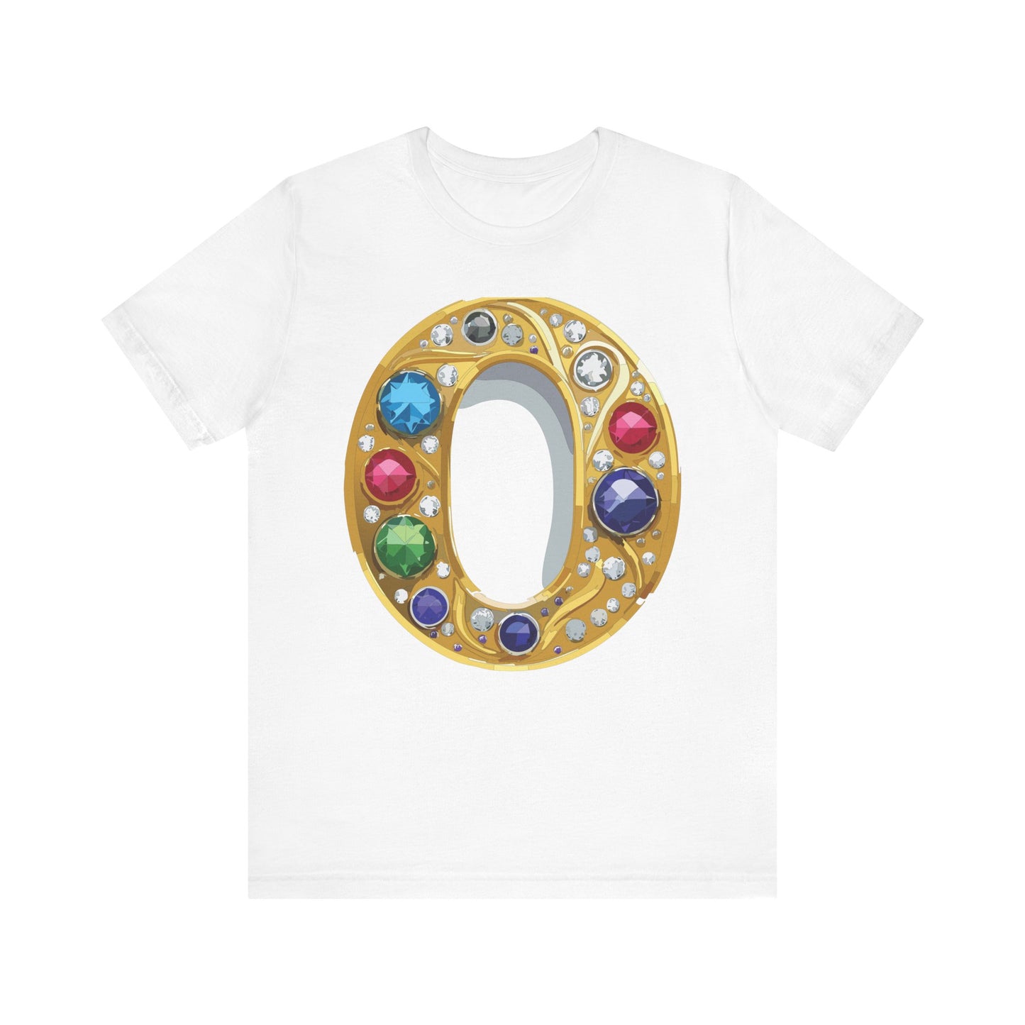 Letter Shirt, Shirt with Letters, Tee Shirt with Gold Letter, Shirt with Antique Letters
