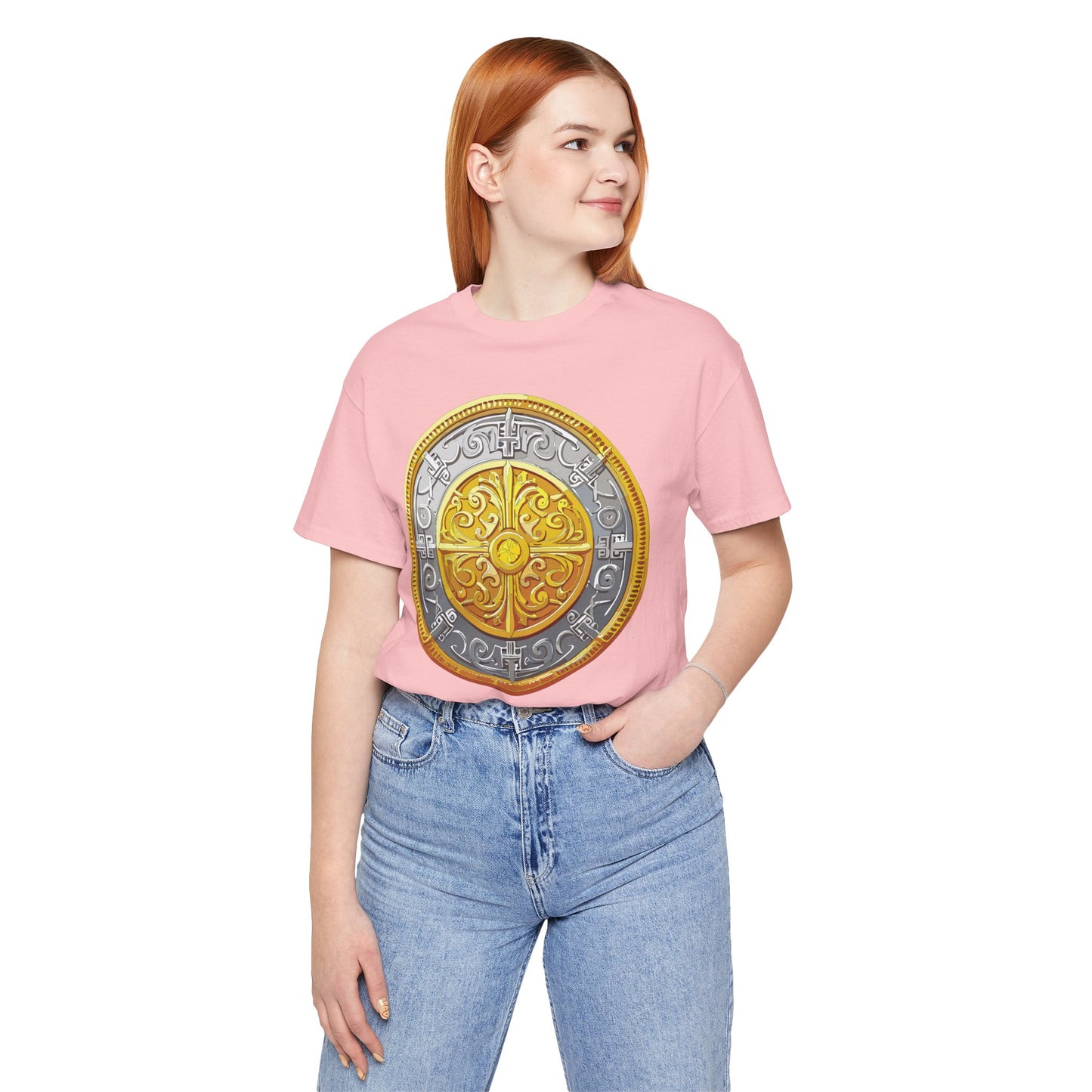 Coin Shirt, Shirt with Coin, Tee Shirt with Gold Coin, Shirt with Antique Coin