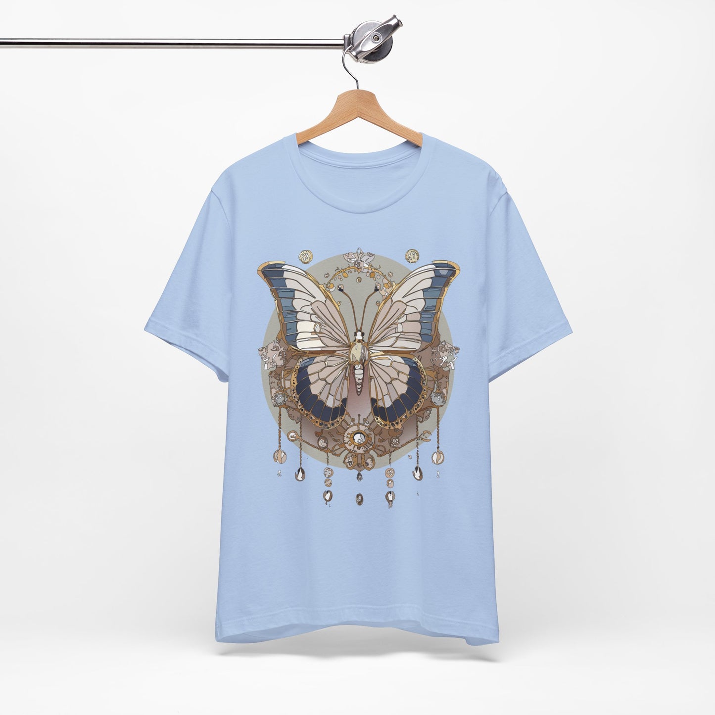Butterfly Shirt, Shirt with Butterfly, Tee Shirt with Antique Butterfly
