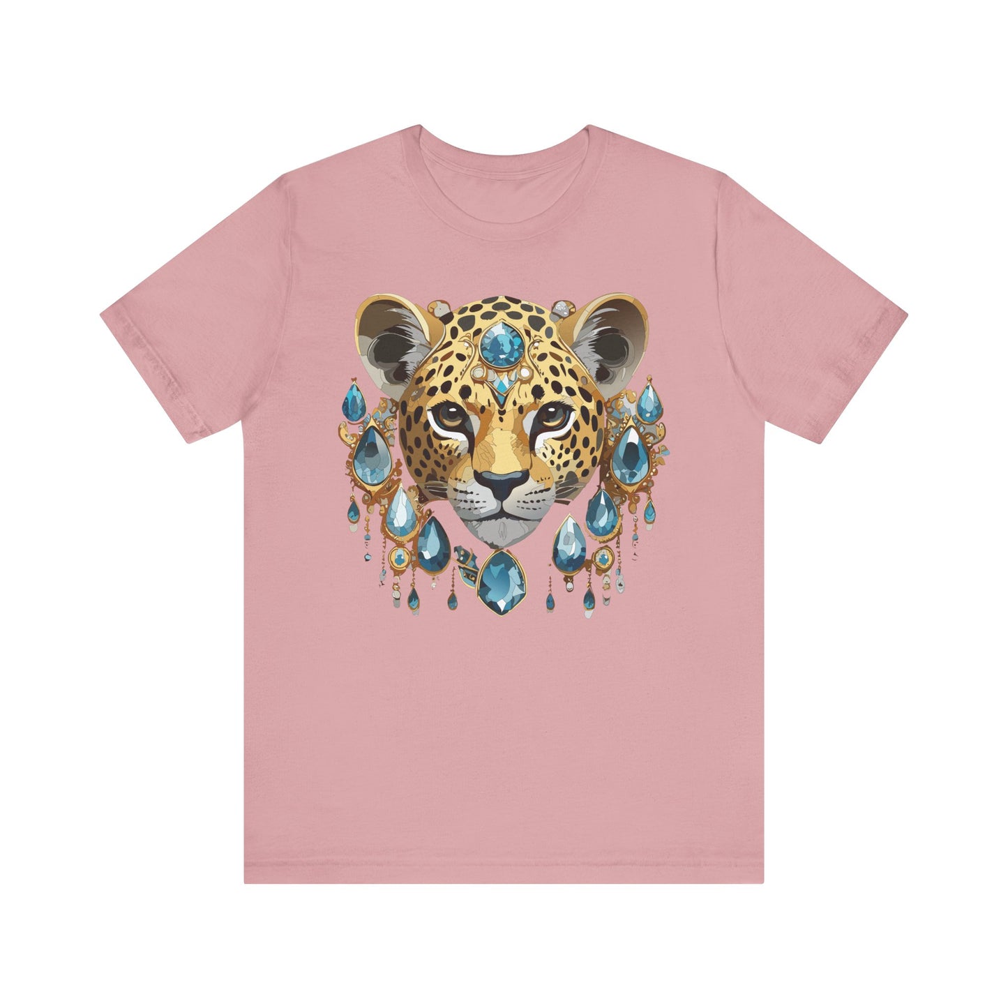 Animal Shirt, Shirt with Animal, Tee Shirt with Gold Animal Medal, Shirt with Antique Animal Medallion