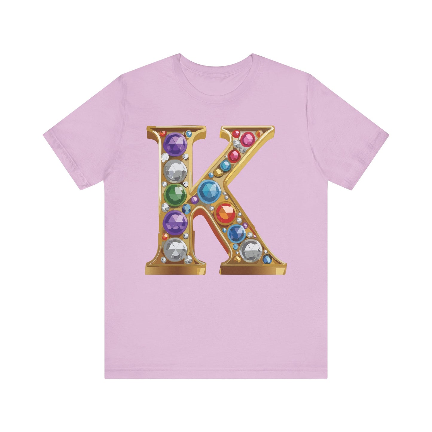 Letter Shirt, Shirt with Letters, Tee Shirt with Gold Letter, Shirt with Antique Letters