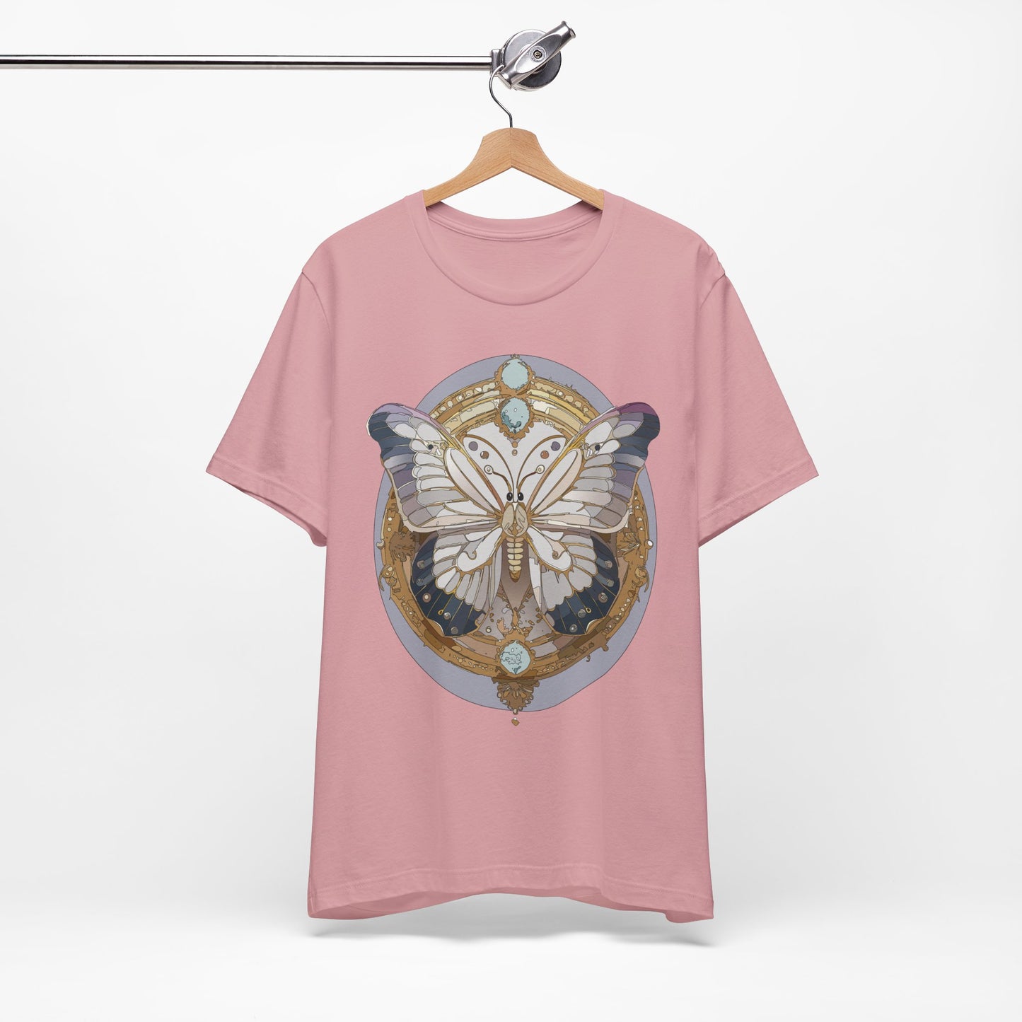 Butterfly Shirt, Shirt with Butterfly, Tee Shirt with Antique Butterfly
