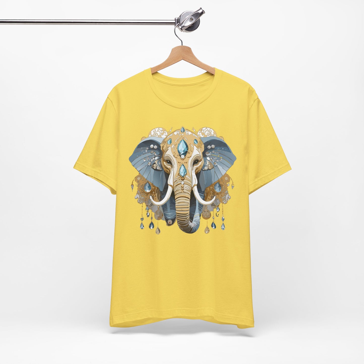 Animal Shirt, Shirt with Animal, Tee Shirt with Gold Animal Medal, Shirt with Antique Animal Medallion