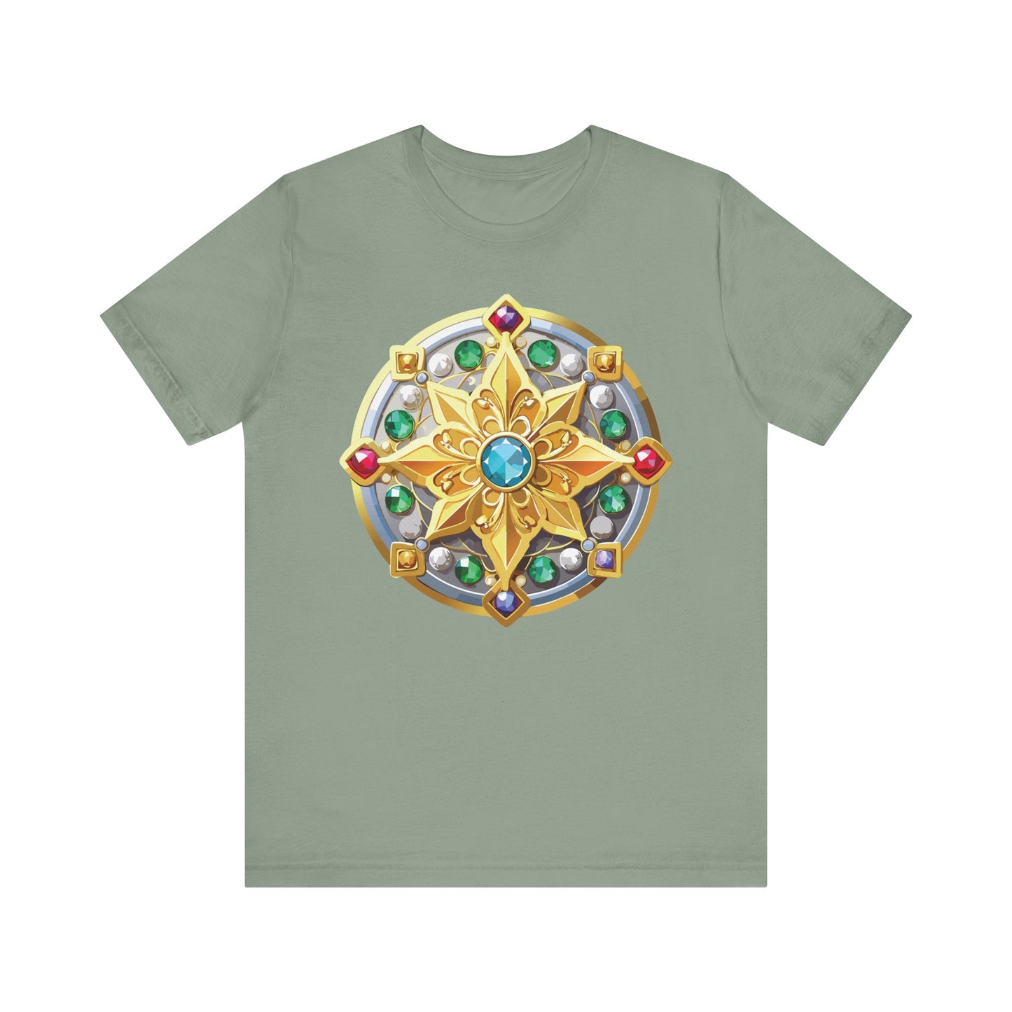 Medallion Shirt, Shirt with Medallion, Tee Shirt with Medal