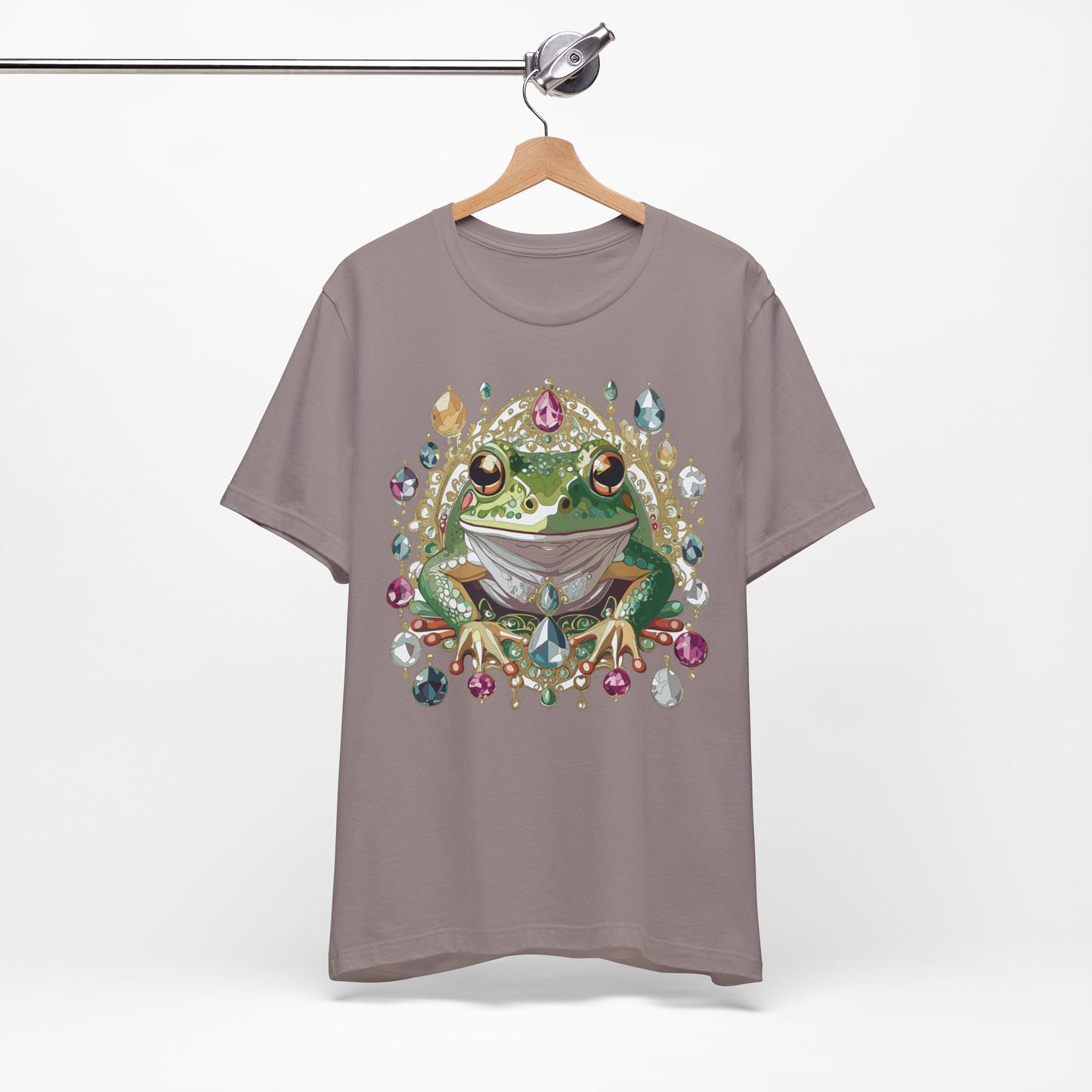 Animal Shirt, Shirt with Animal, Tee Shirt with Gold Animal Medal, Shirt with Antique Animal Medallion