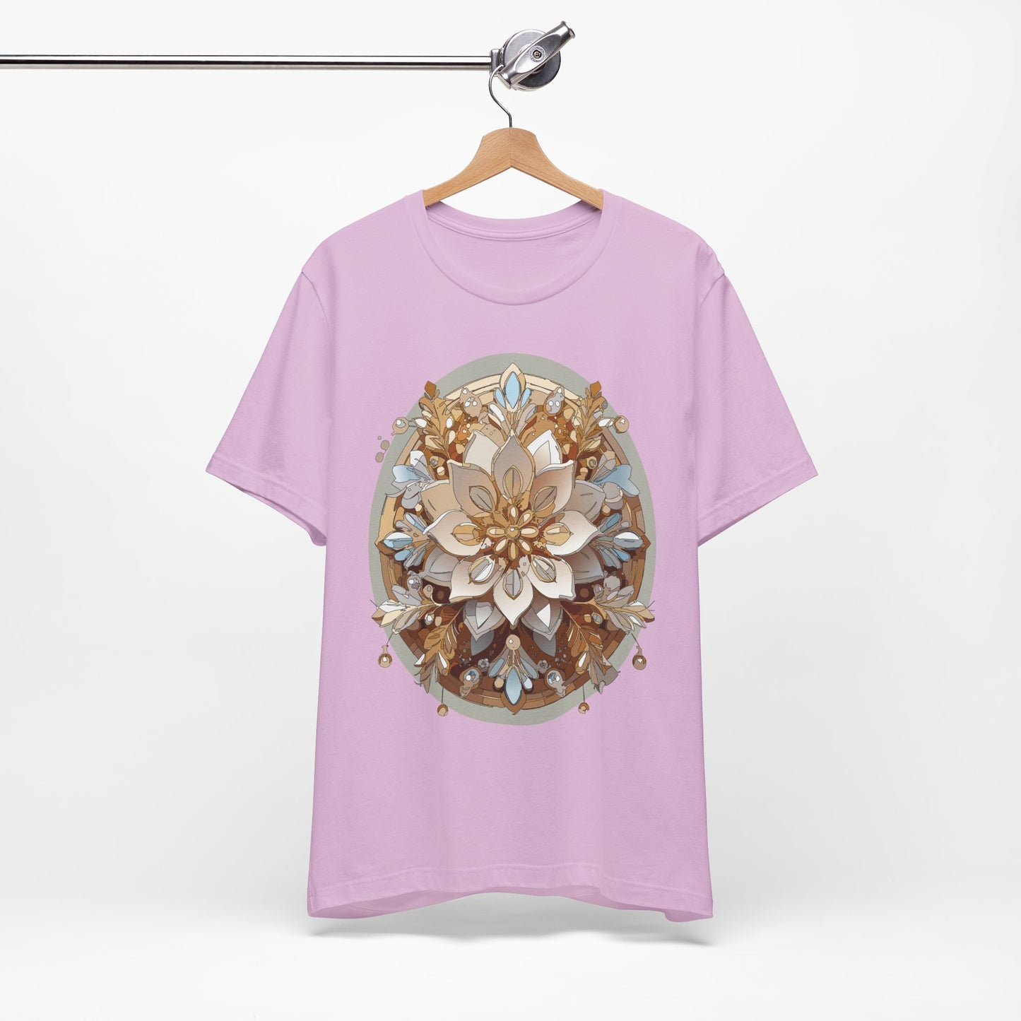 Floral Shirt, Flower Shirt, Tee Shirt with Antique Flower