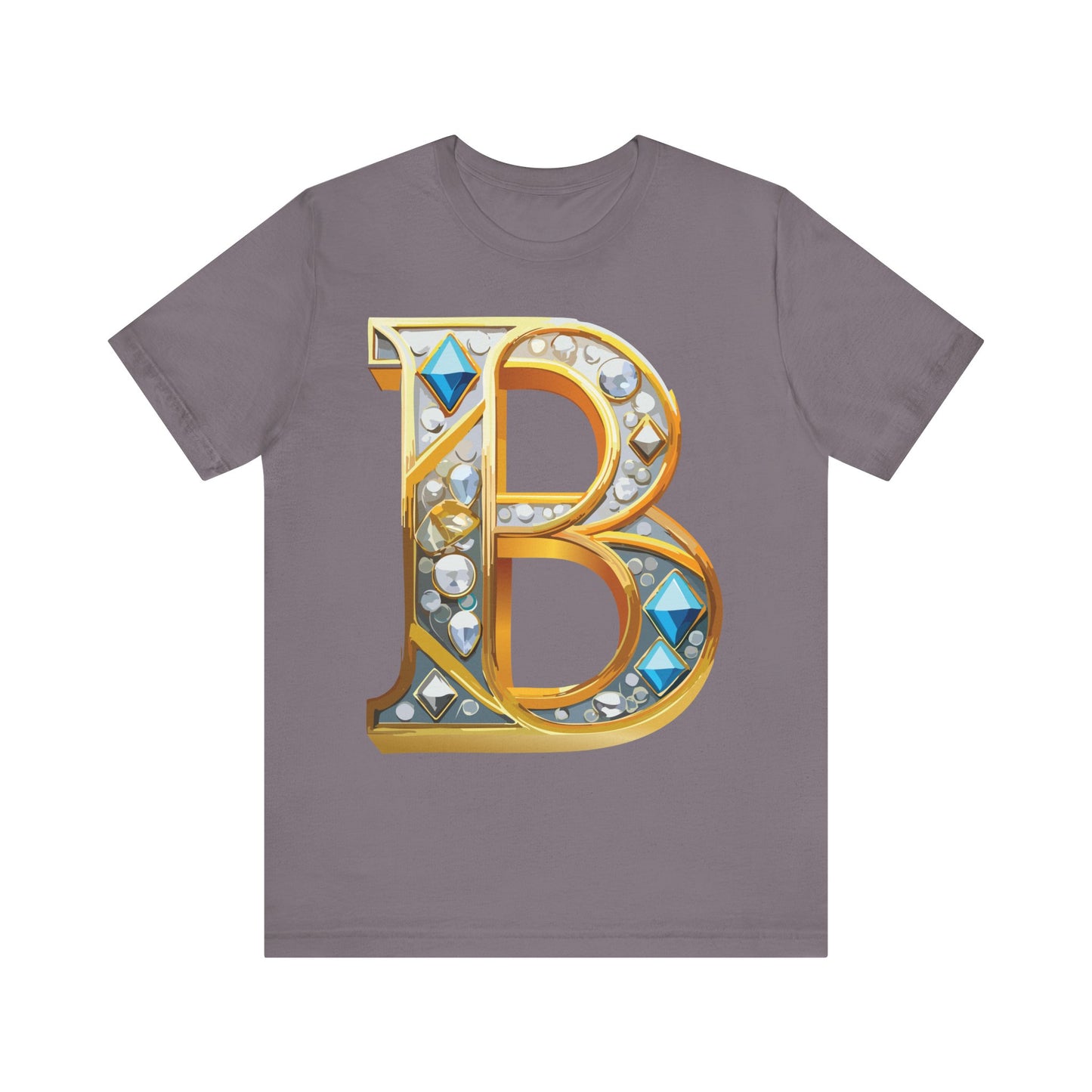 Letter Shirt, Shirt with Letters, Tee Shirt with Gold Letter, Shirt with Antique Letters