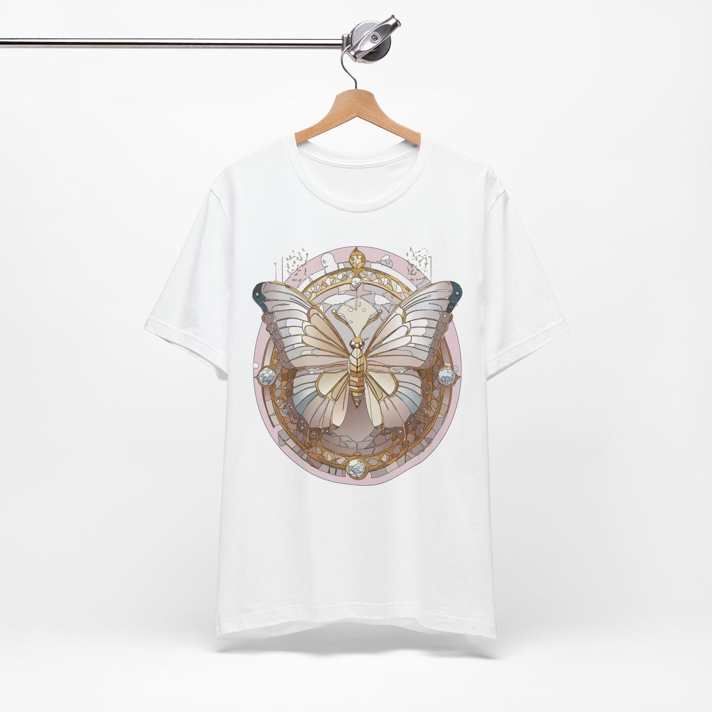 Butterfly Shirt, Shirt with Butterfly, Tee Shirt with Antique Butterfly