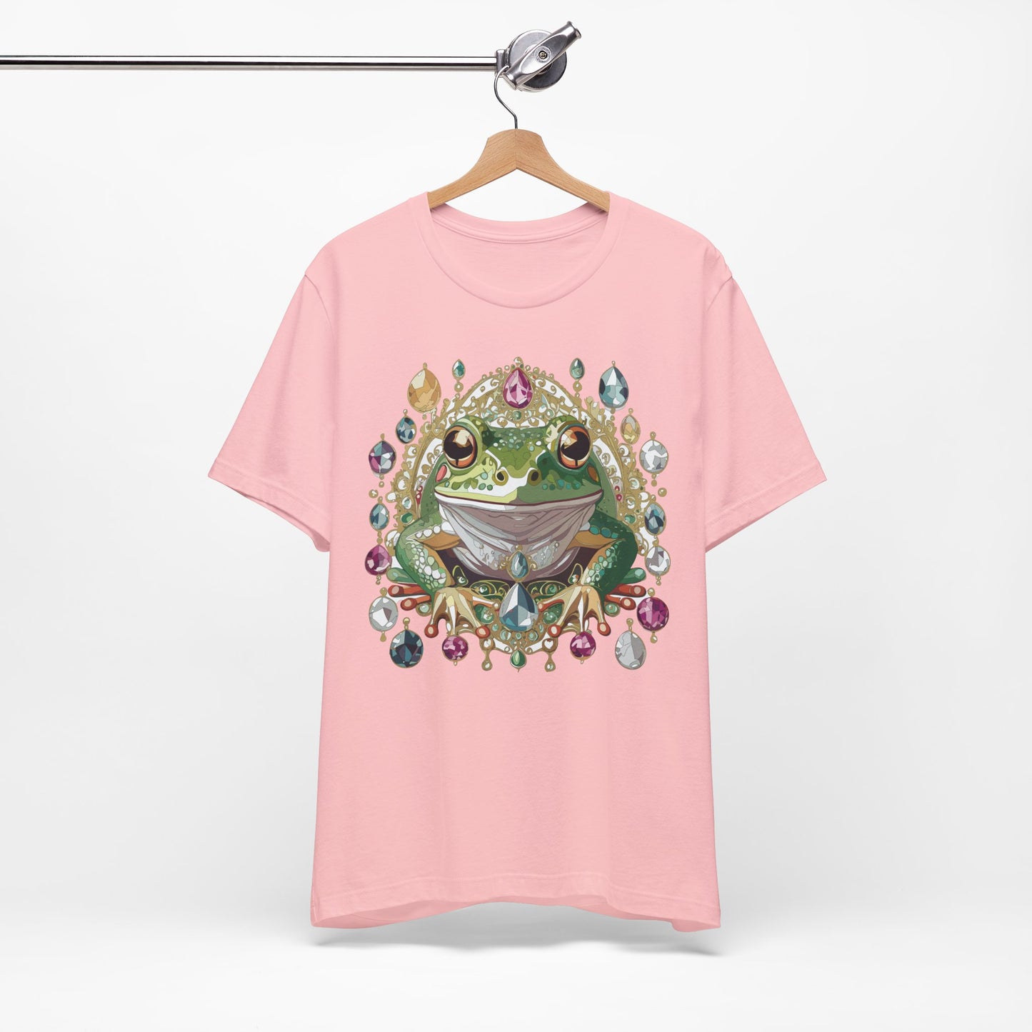 Animal Shirt, Shirt with Animal, Tee Shirt with Gold Animal Medal, Shirt with Antique Animal Medallion