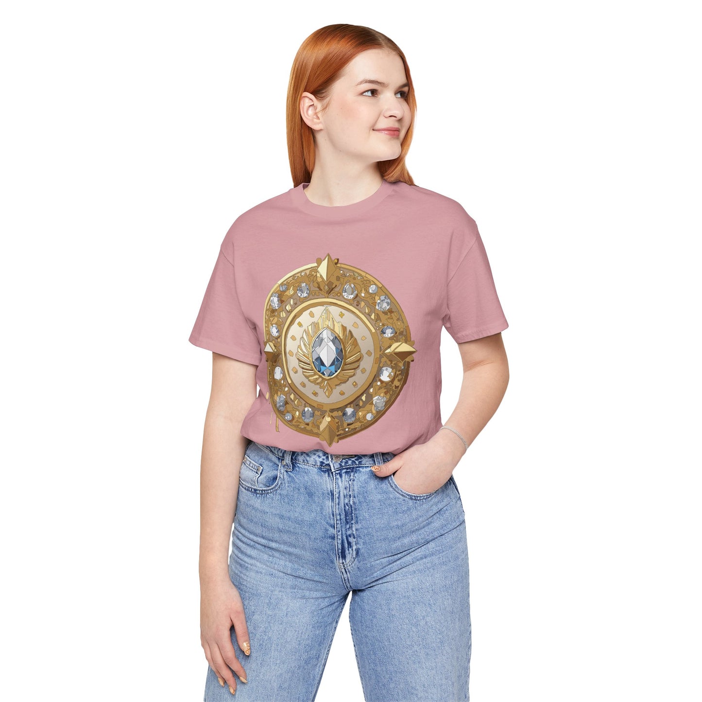 Medallion Shirt, Shirt with Medallion, Tee Shirt with Medal