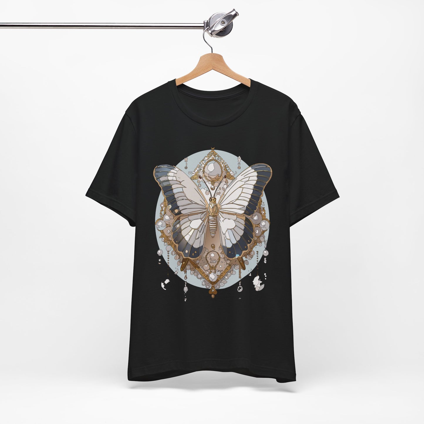Butterfly Shirt, Shirt with Butterfly, Tee Shirt with Antique Butterfly