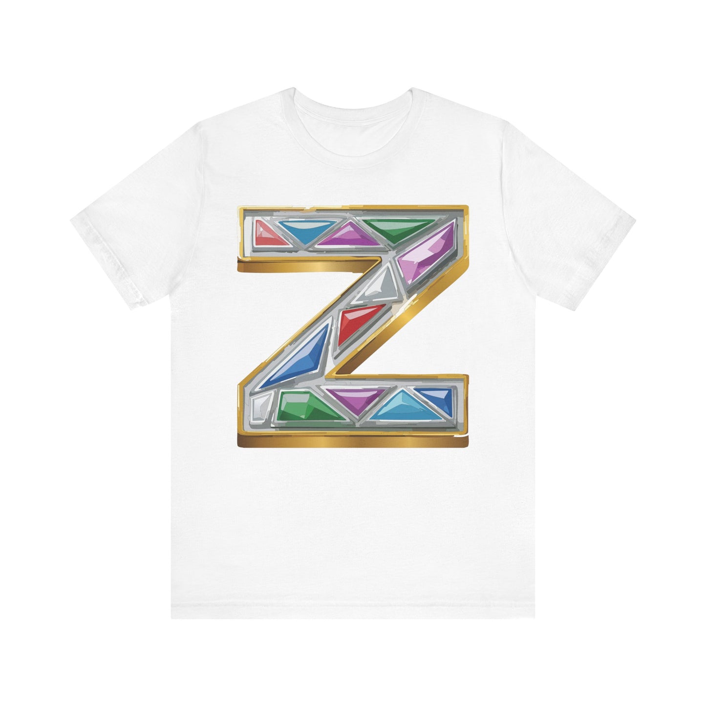 Letter Shirt, Shirt with Letters, Tee Shirt with Gold Letter, Shirt with Antique Letters