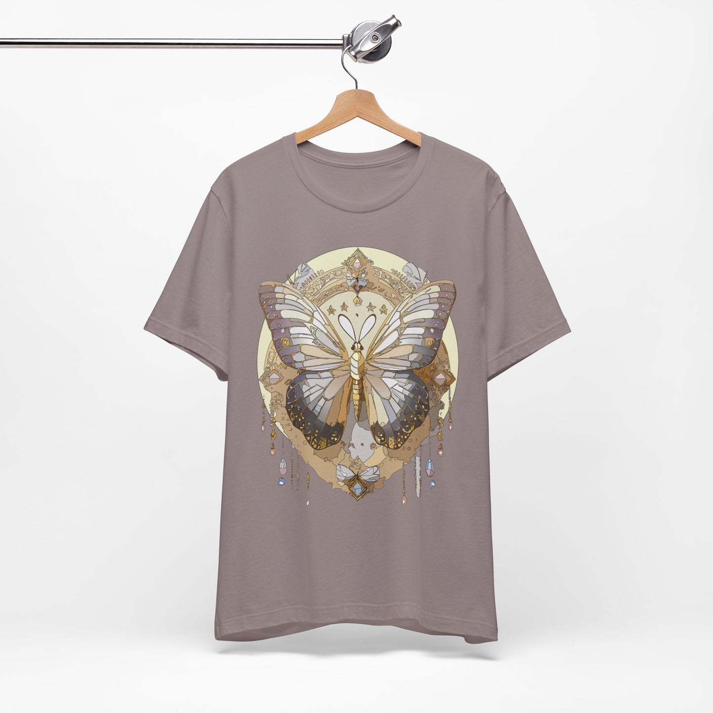 Butterfly Shirt, Shirt with Butterfly, Tee Shirt with Antique Butterfly