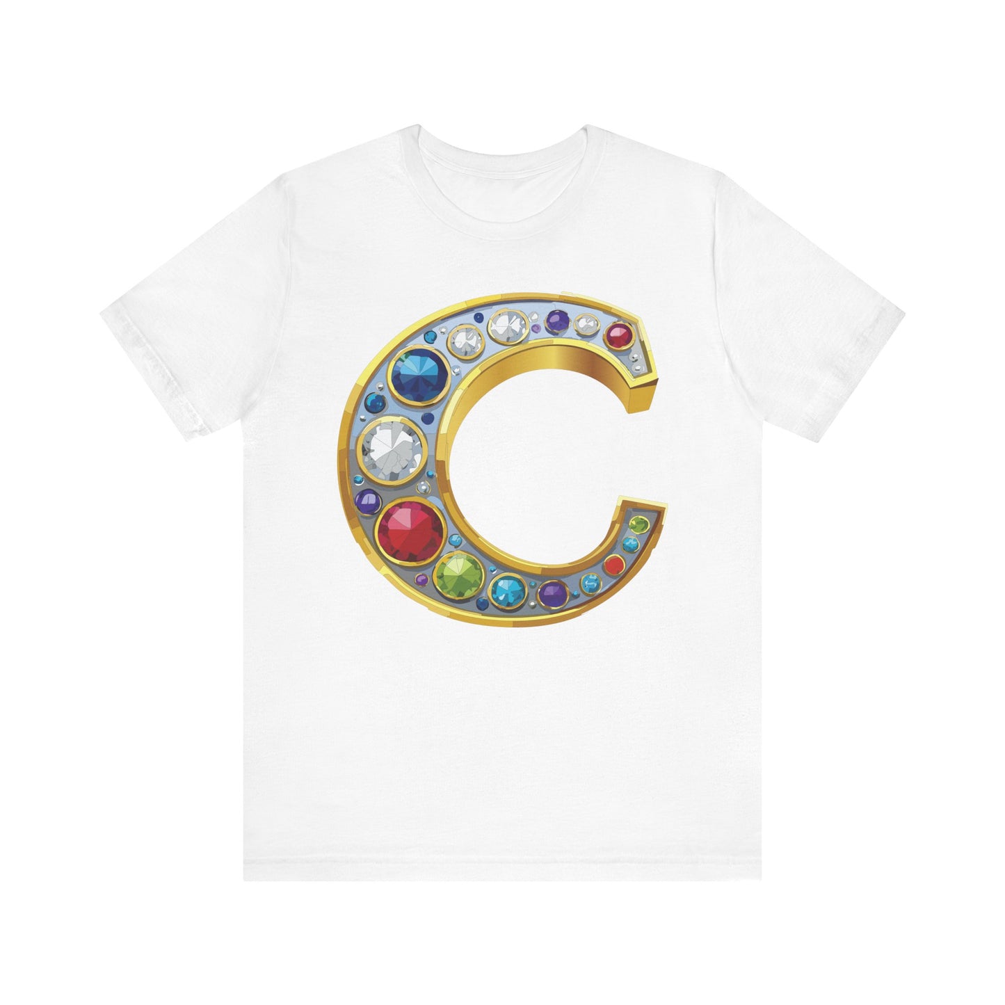 Letter Shirt, Shirt with Letters, Tee Shirt with Gold Letter, Shirt with Antique Letters