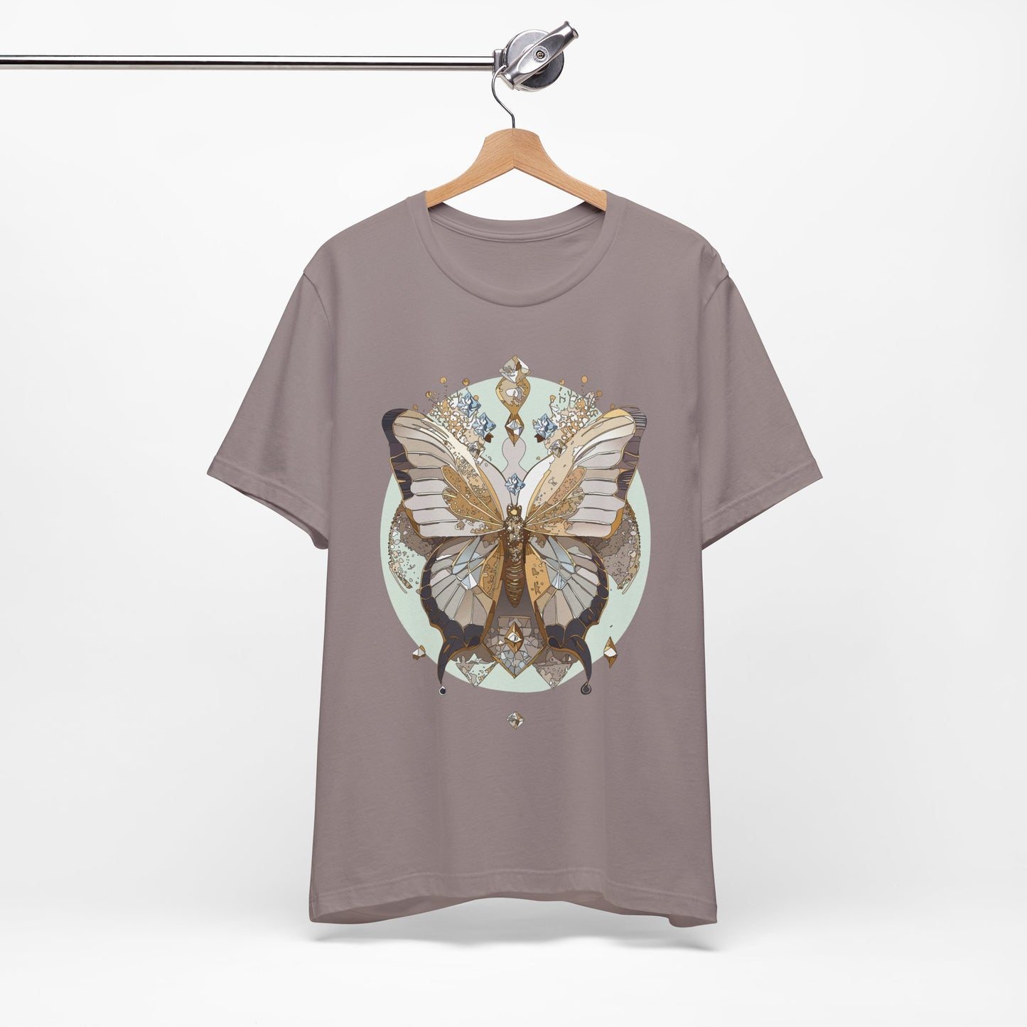 Butterfly Shirt, Shirt with Butterfly, Tee Shirt with Antique Butterfly