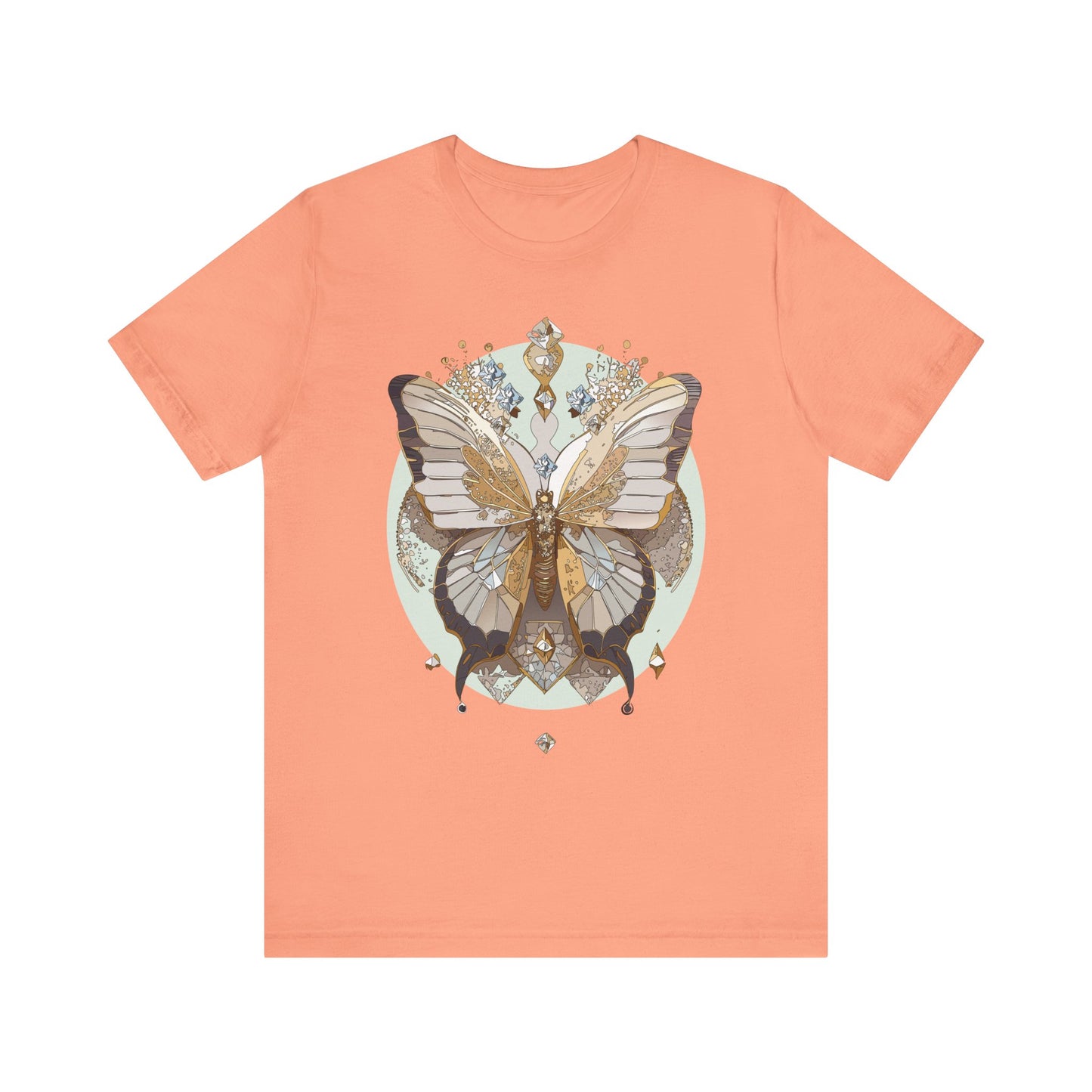 Butterfly Shirt, Shirt with Butterfly, Tee Shirt with Antique Butterfly