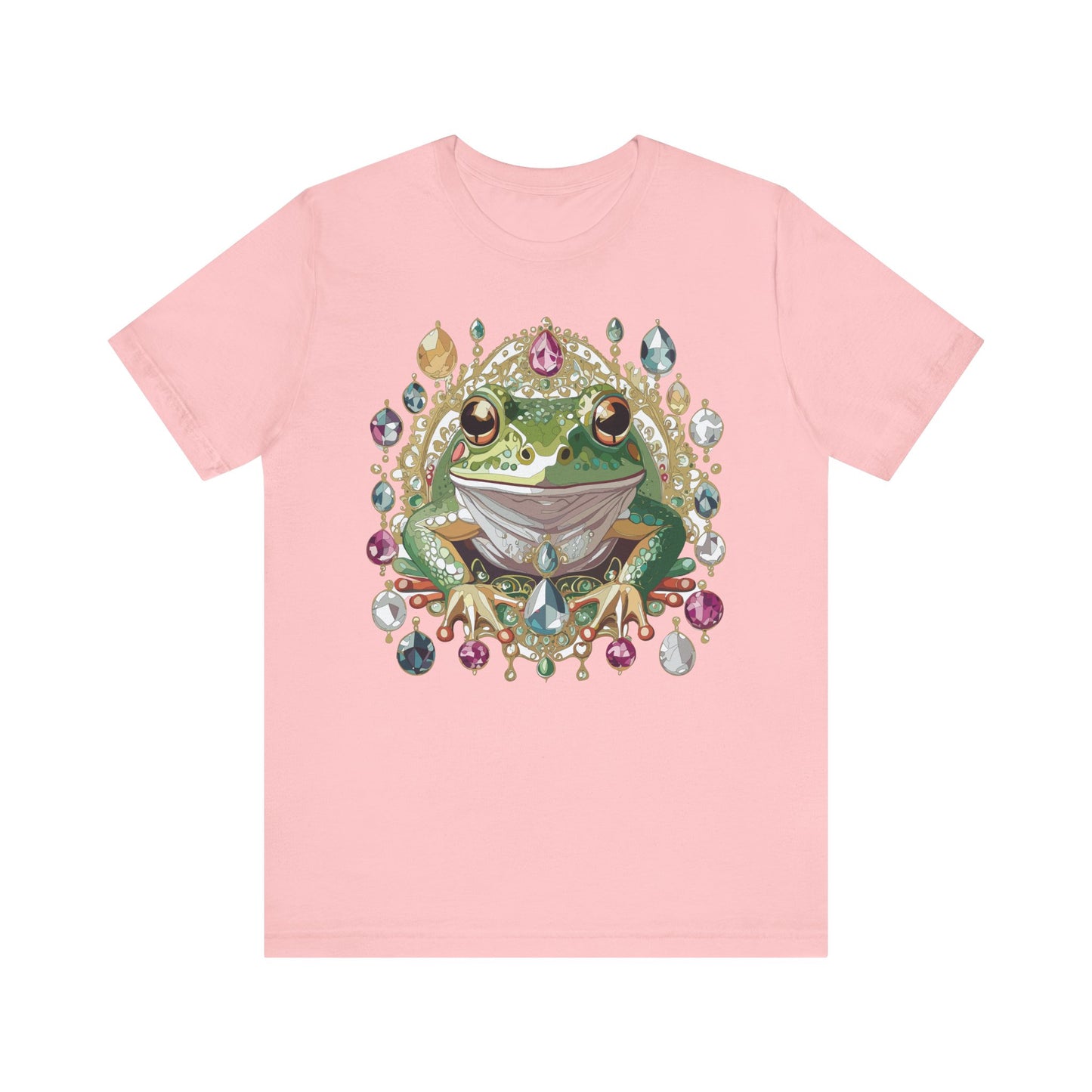 Animal Shirt, Shirt with Animal, Tee Shirt with Gold Animal Medal, Shirt with Antique Animal Medallion