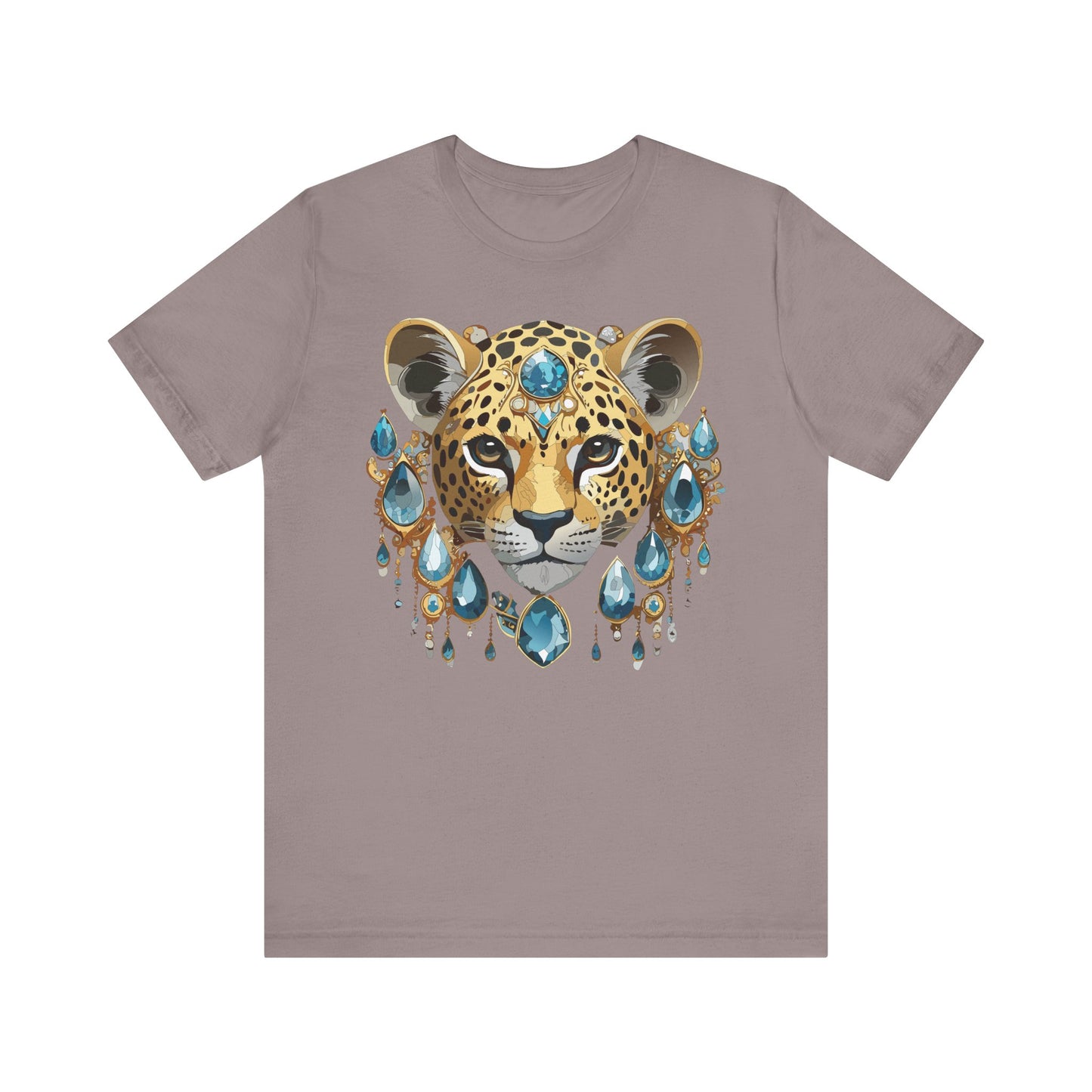 Animal Shirt, Shirt with Animal, Tee Shirt with Gold Animal Medal, Shirt with Antique Animal Medallion
