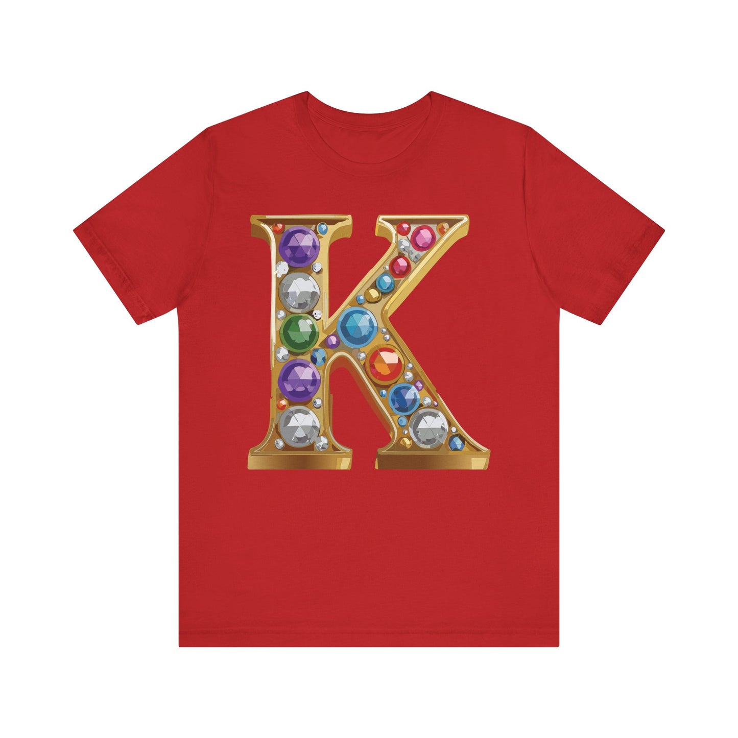 Letter Shirt, Shirt with Letters, Tee Shirt with Gold Letter, Shirt with Antique Letters