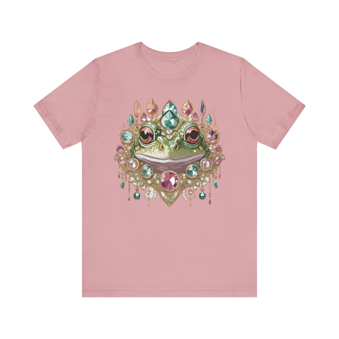 Animal Shirt, Shirt with Animal, Tee Shirt with Gold Animal Medal, Shirt with Antique Animal Medallion