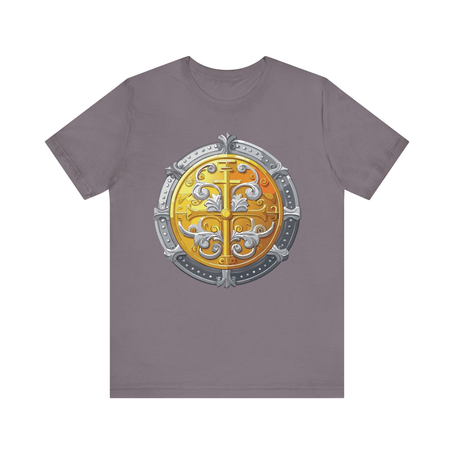 Coin Shirt, Shirt with Coin, Tee Shirt with Gold Coin, Shirt with Antique Coin