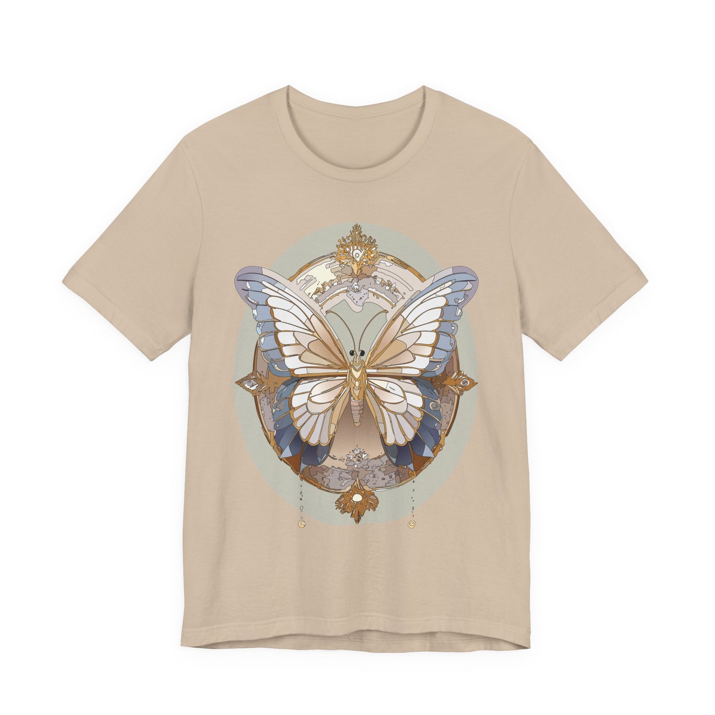 Butterfly Shirt, Shirt with Butterfly, Tee Shirt with Antique Butterfly