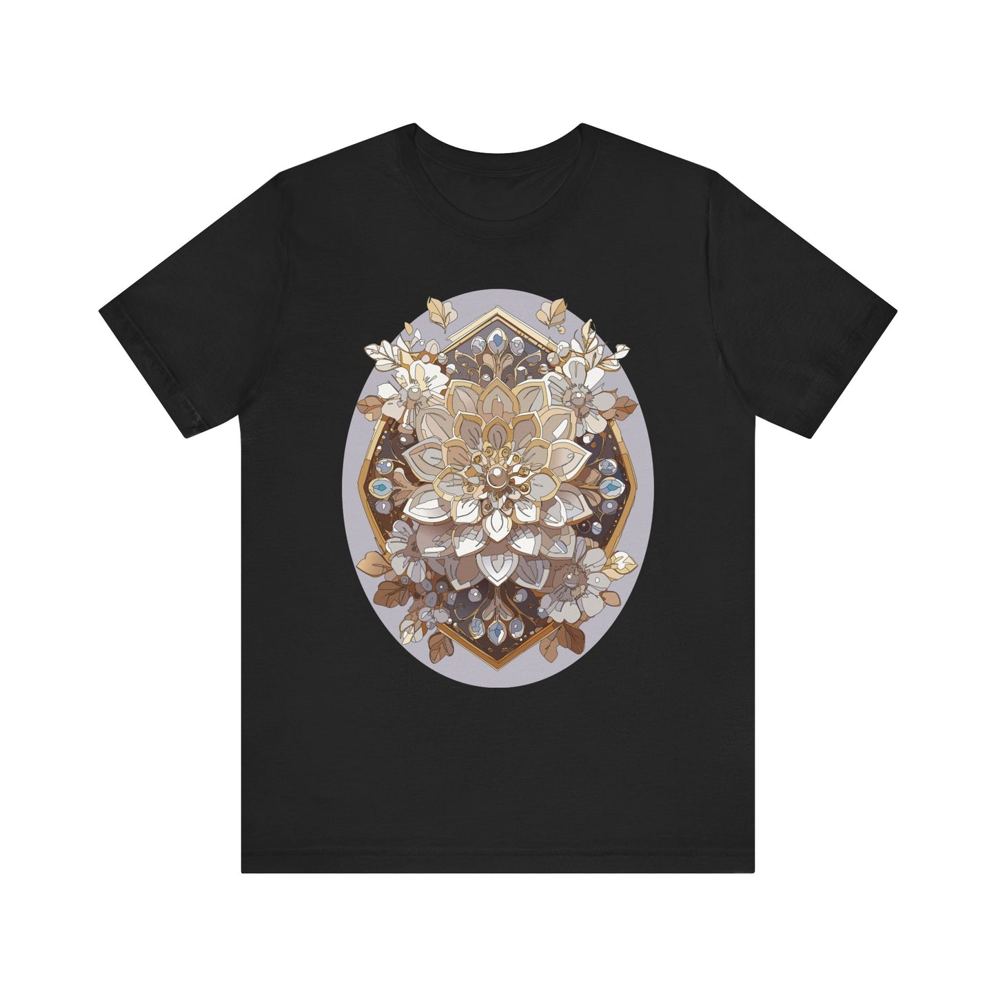 Floral Shirt, Flower Shirt, Tee Shirt with Antique Flower